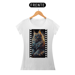 CAMISETA BABY LONG PHOTO CAT