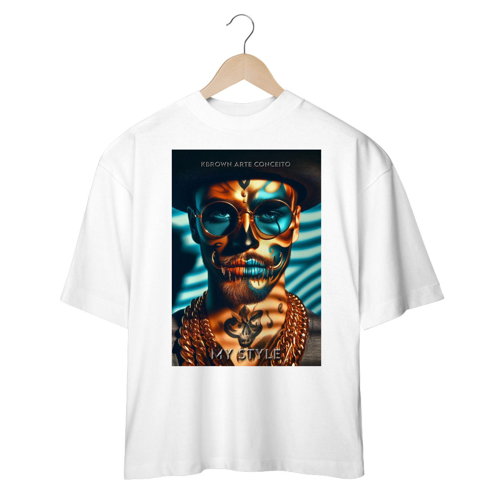 Camiseta OVERSIZED - MY STYLE KBROWN