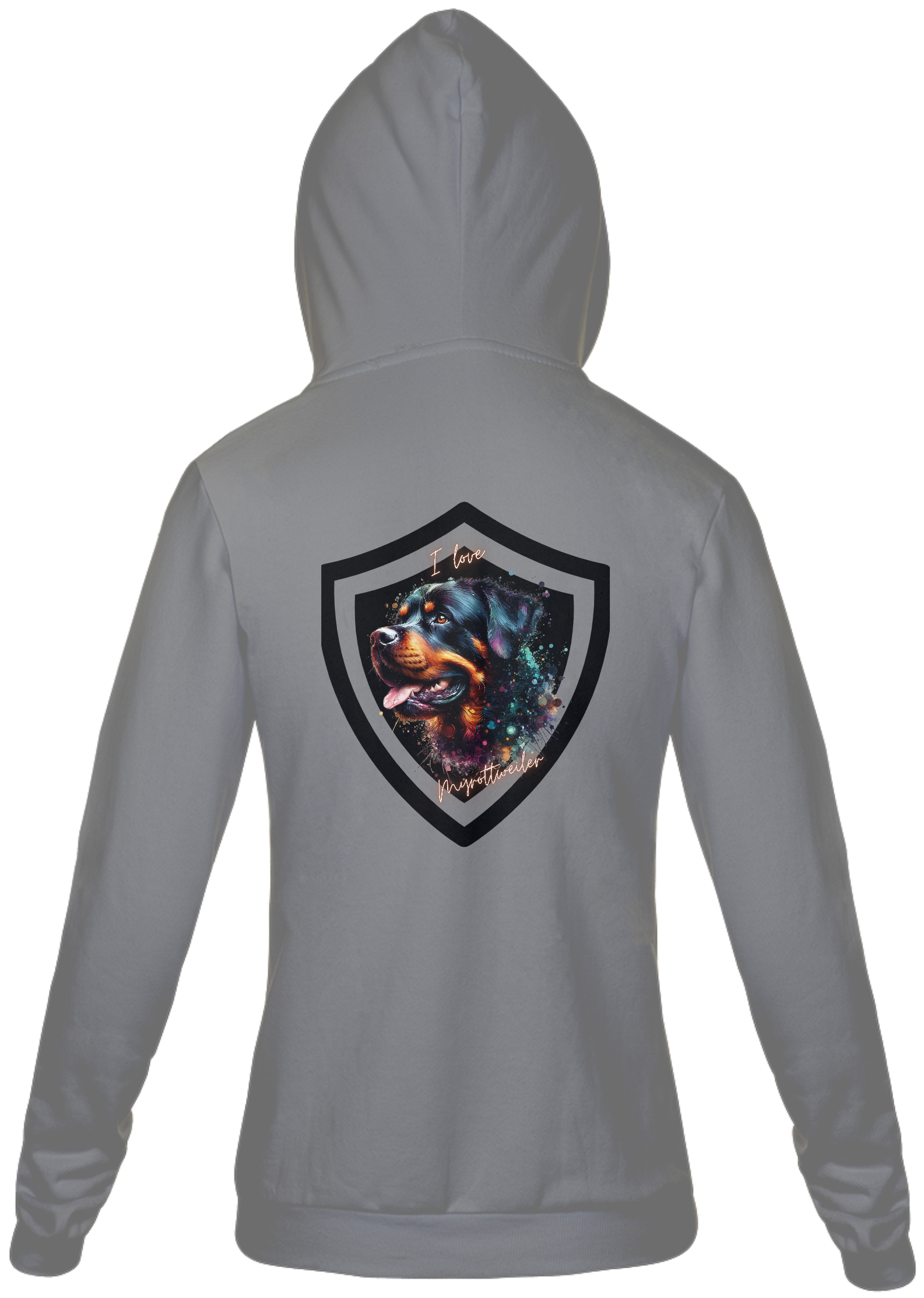 Nome do produto: Moleton de Ziper Rottweiler