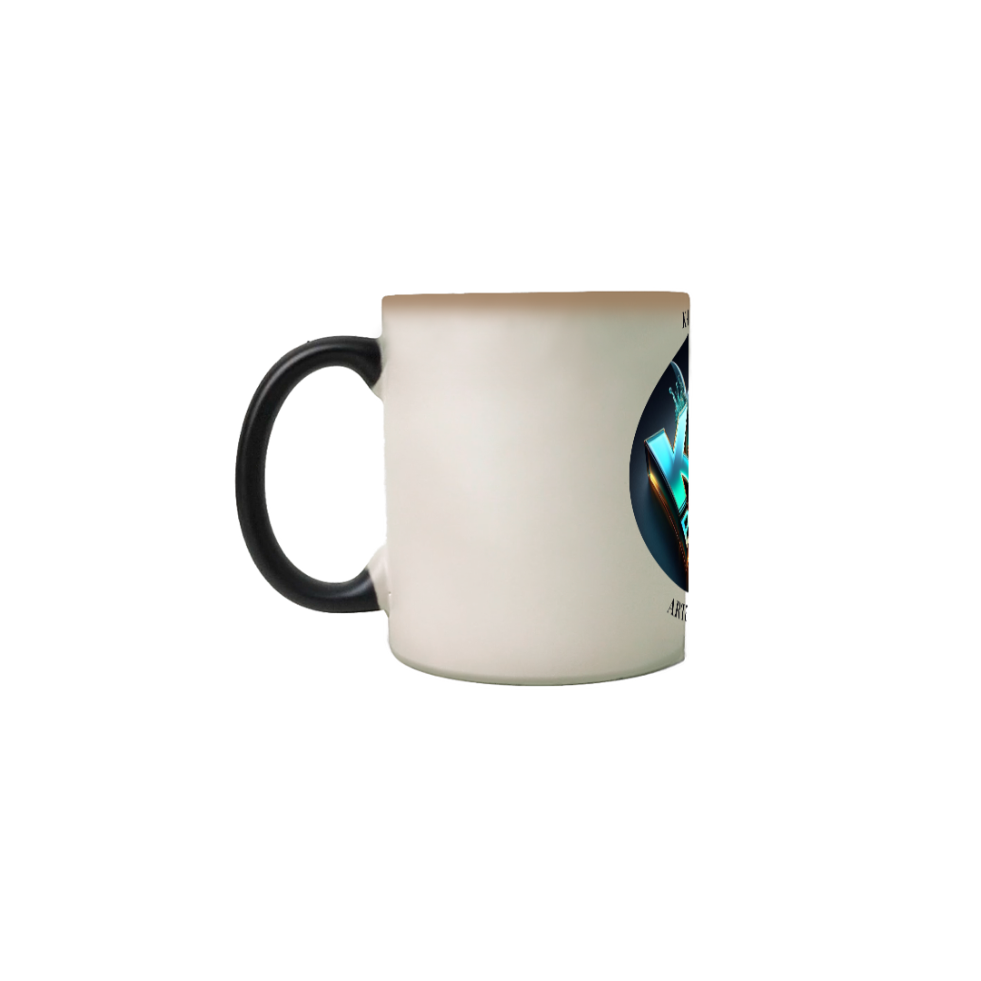 Caneca Mágica Logo K-brown