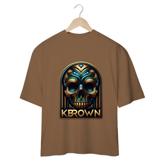 Camiseta OVRSIZED - KBROWN SKULL