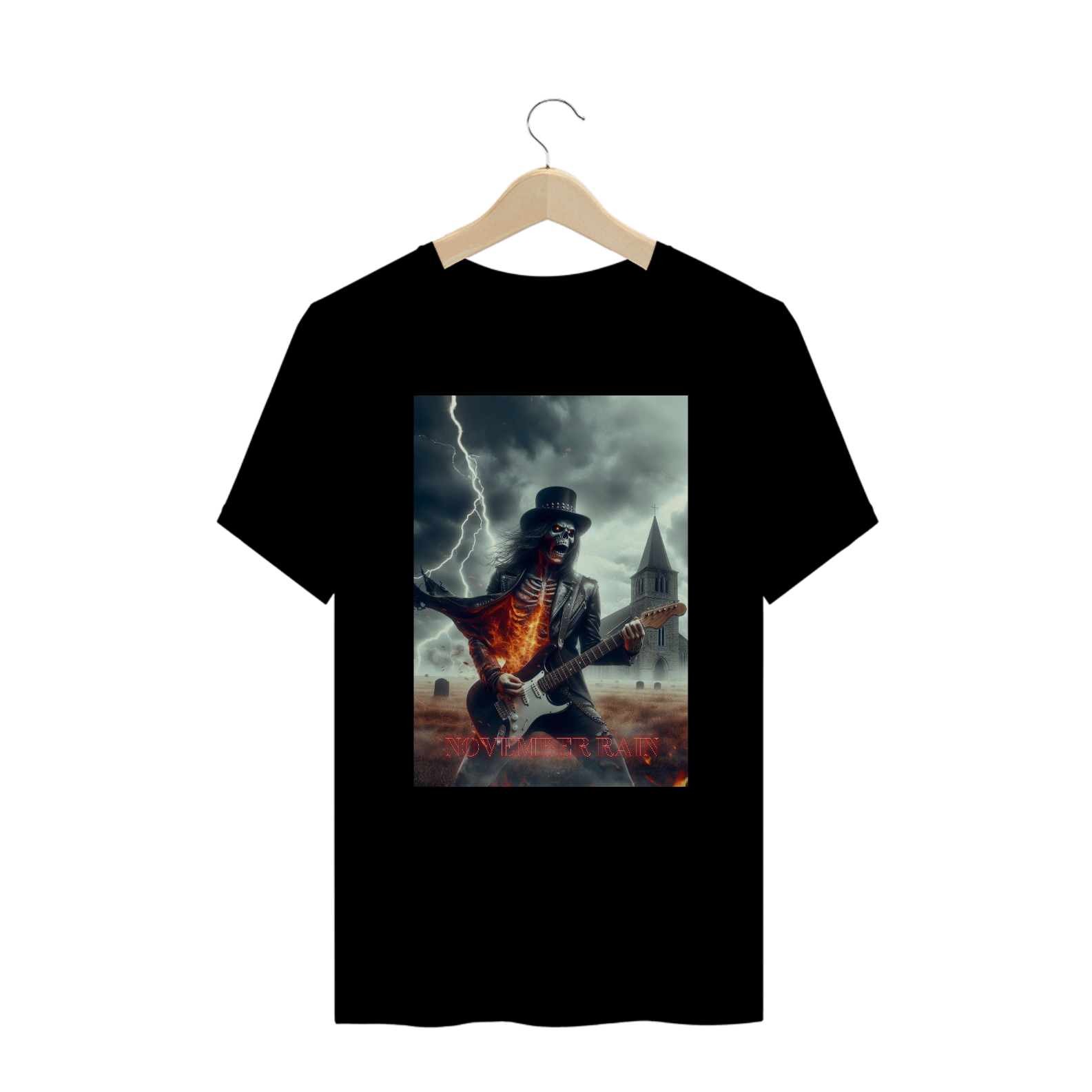 CAMISETA  PLUS SIZE- NOVEMBER RAIN