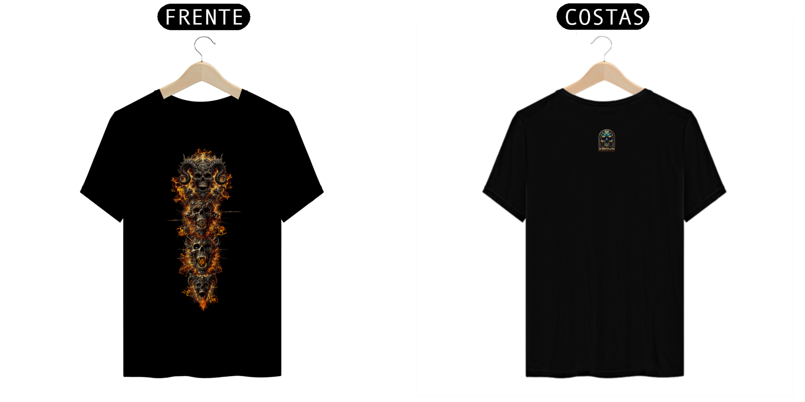 Camiseta Prime - Four Skulls