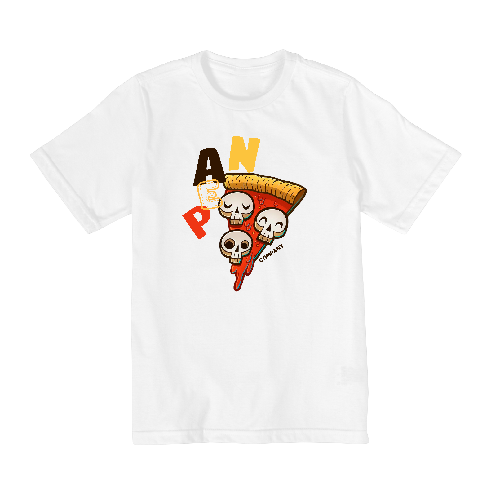 Nome do produto: Camiseta Pean Pizza (10 a 14)