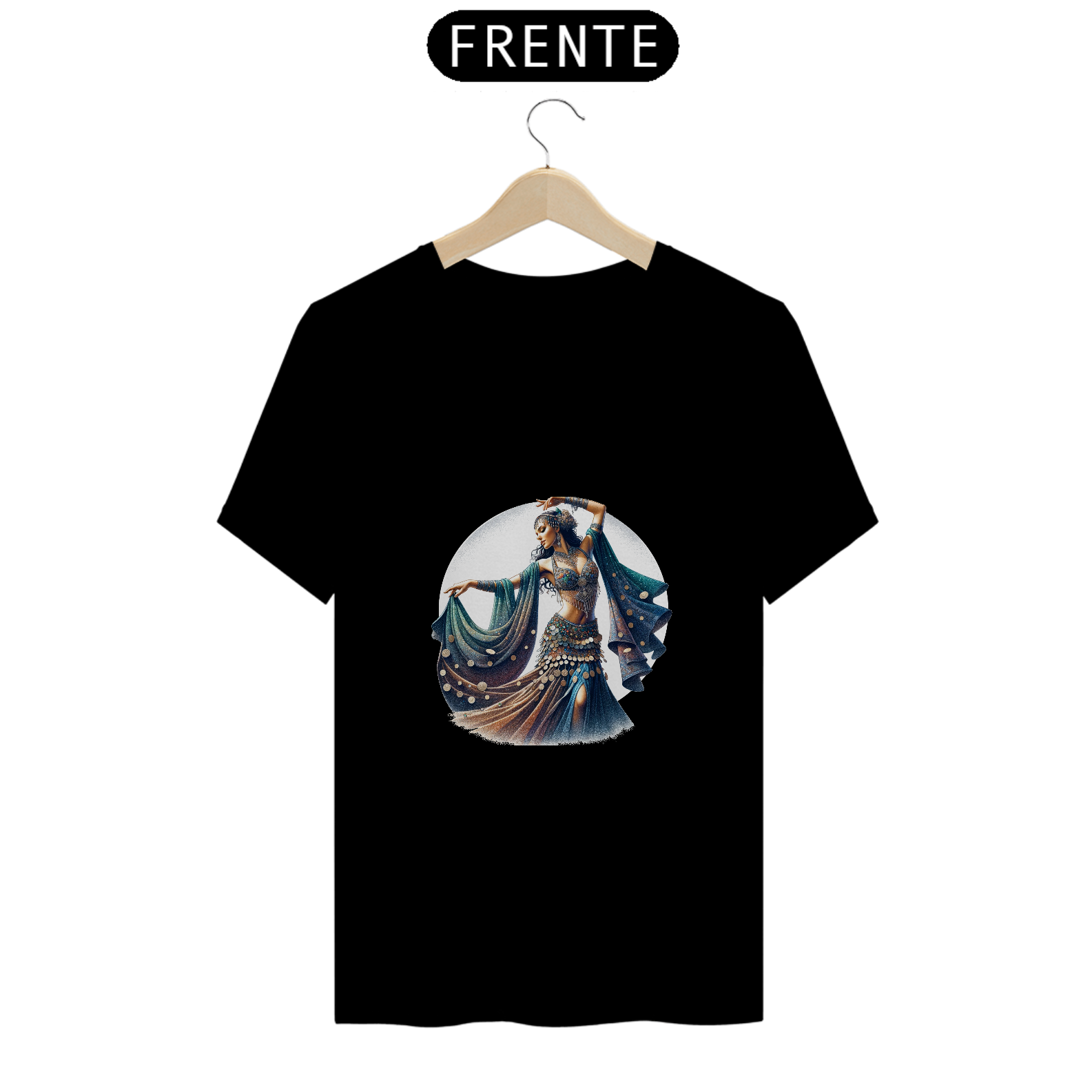 Nome do produto: Camiseta Dança do Ventre
