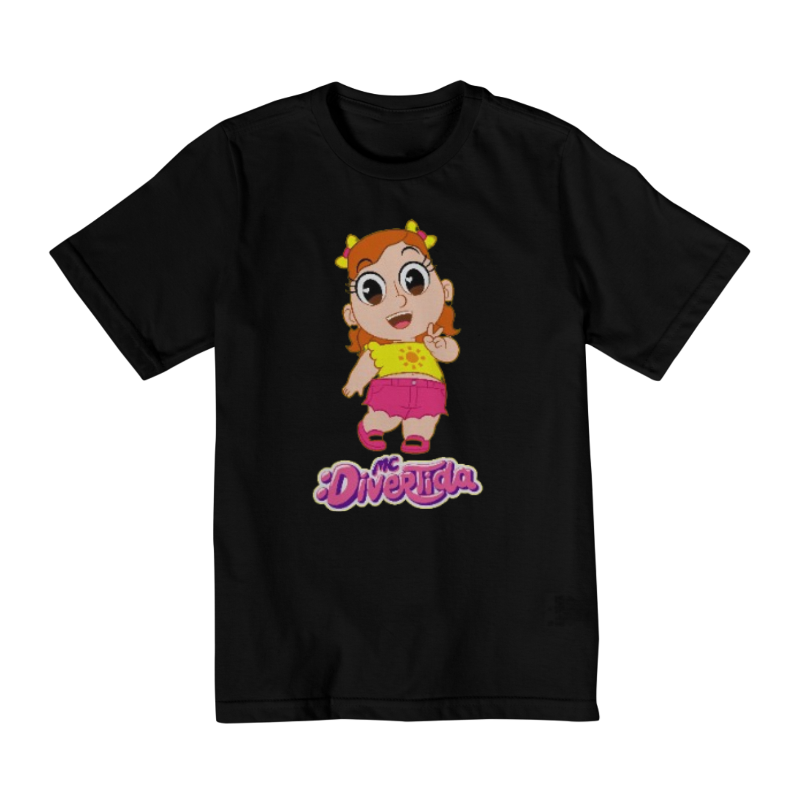 Nome do produto: Camiseta Mc Divertida (infantil) tamanho 10-14