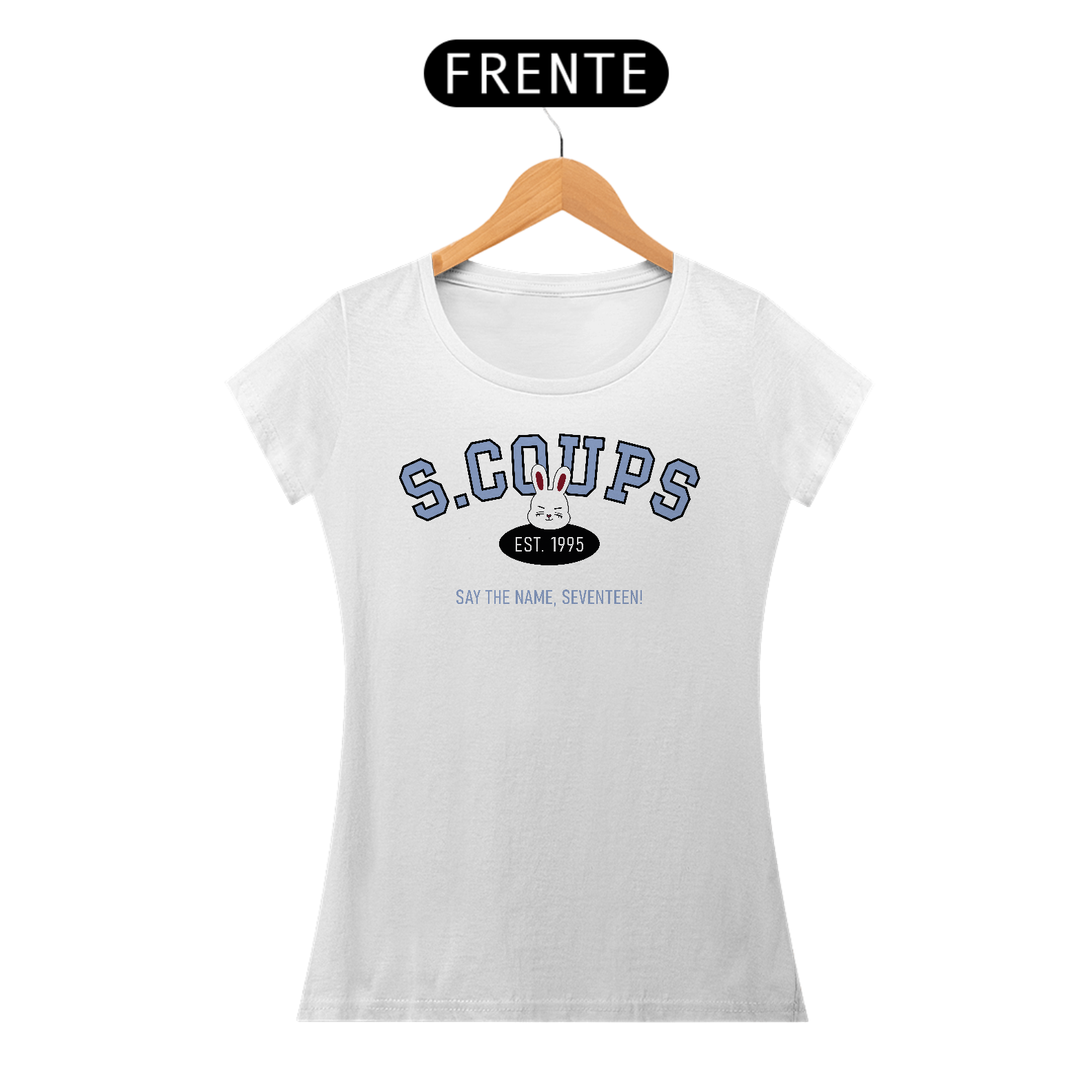 Nome do produto: Camiseta BabyLook - S.Coups = Seventeen