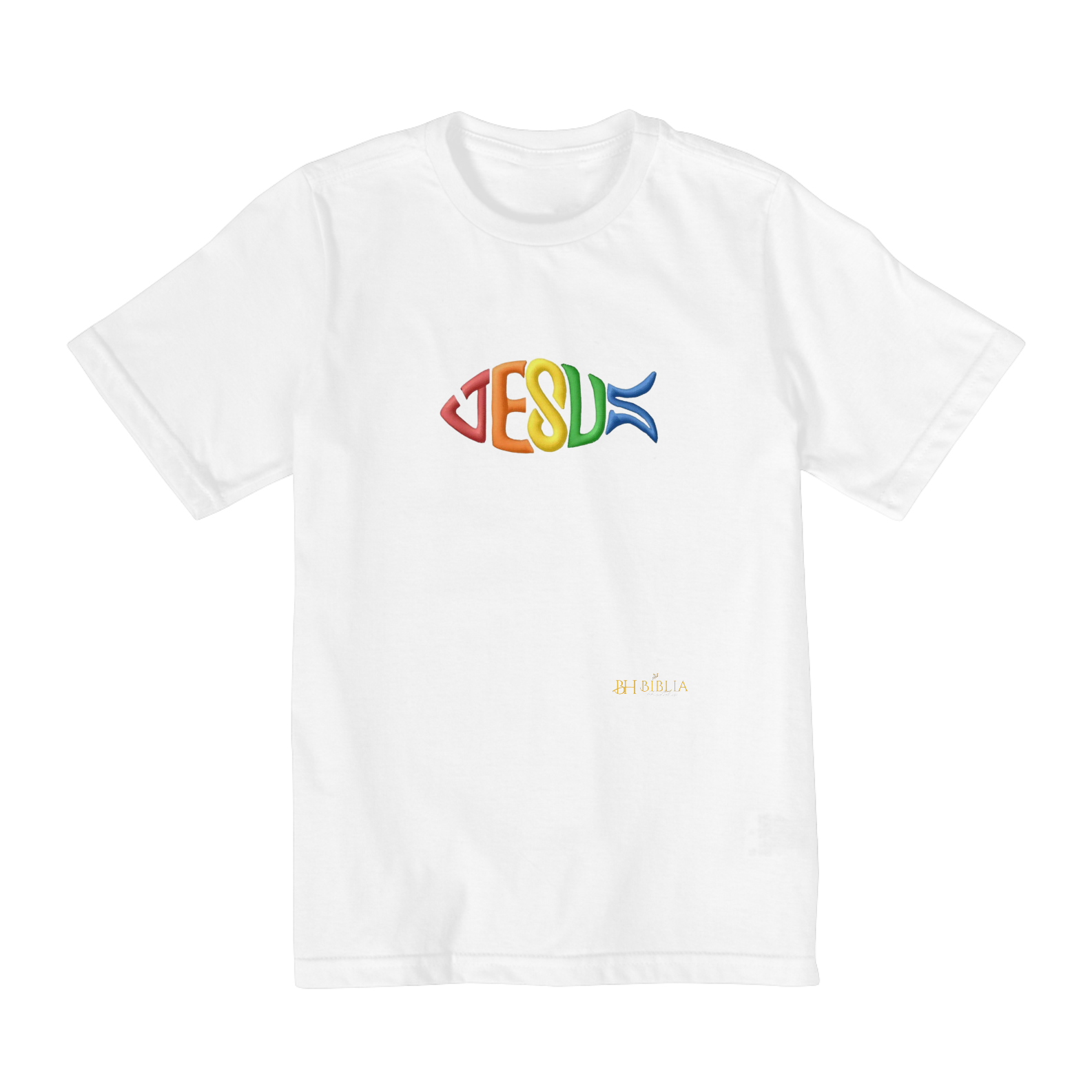 Nome do produto: Camisa Jesus Infantil BH
