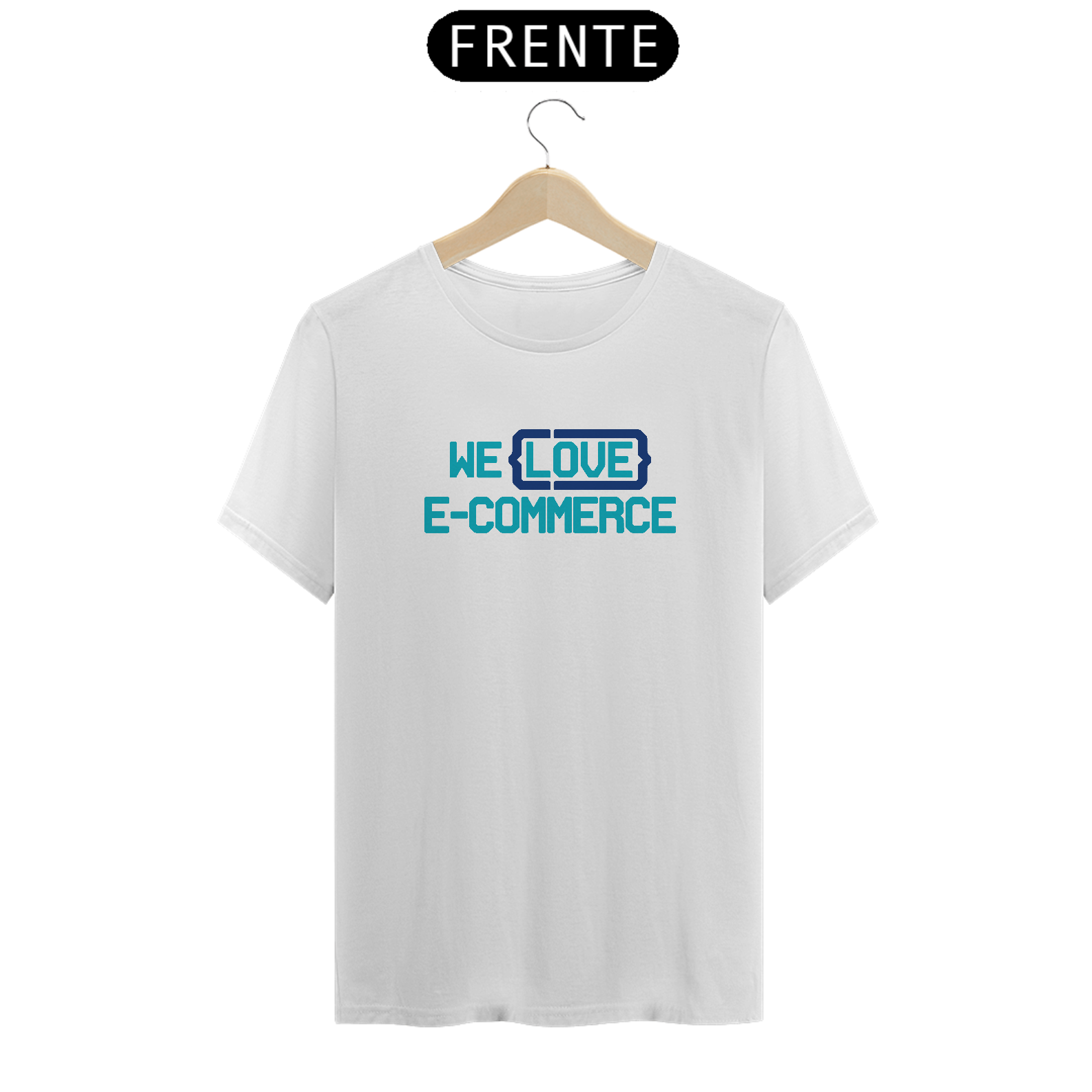 Nome do produto: Camiseta We Love E-commerce (Unissex)