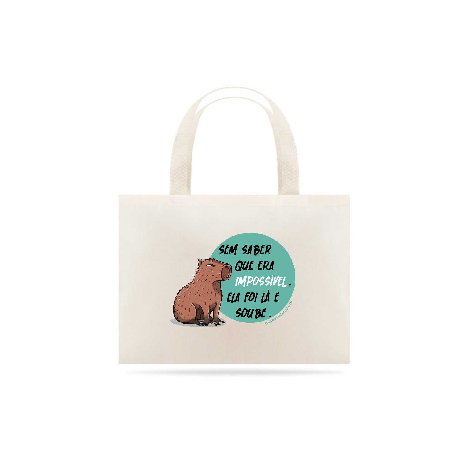 Ecobag básica Capivara - Impossível