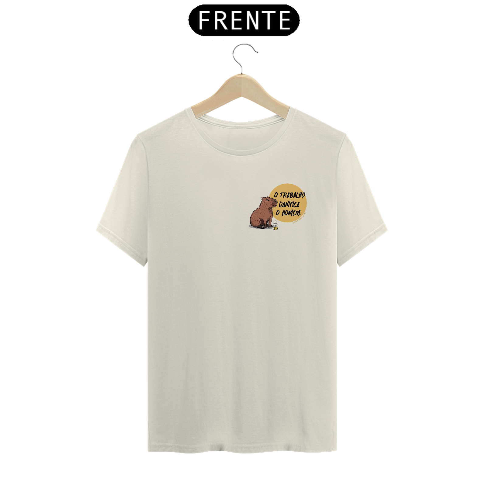 Camiseta Capivara Trabalho
