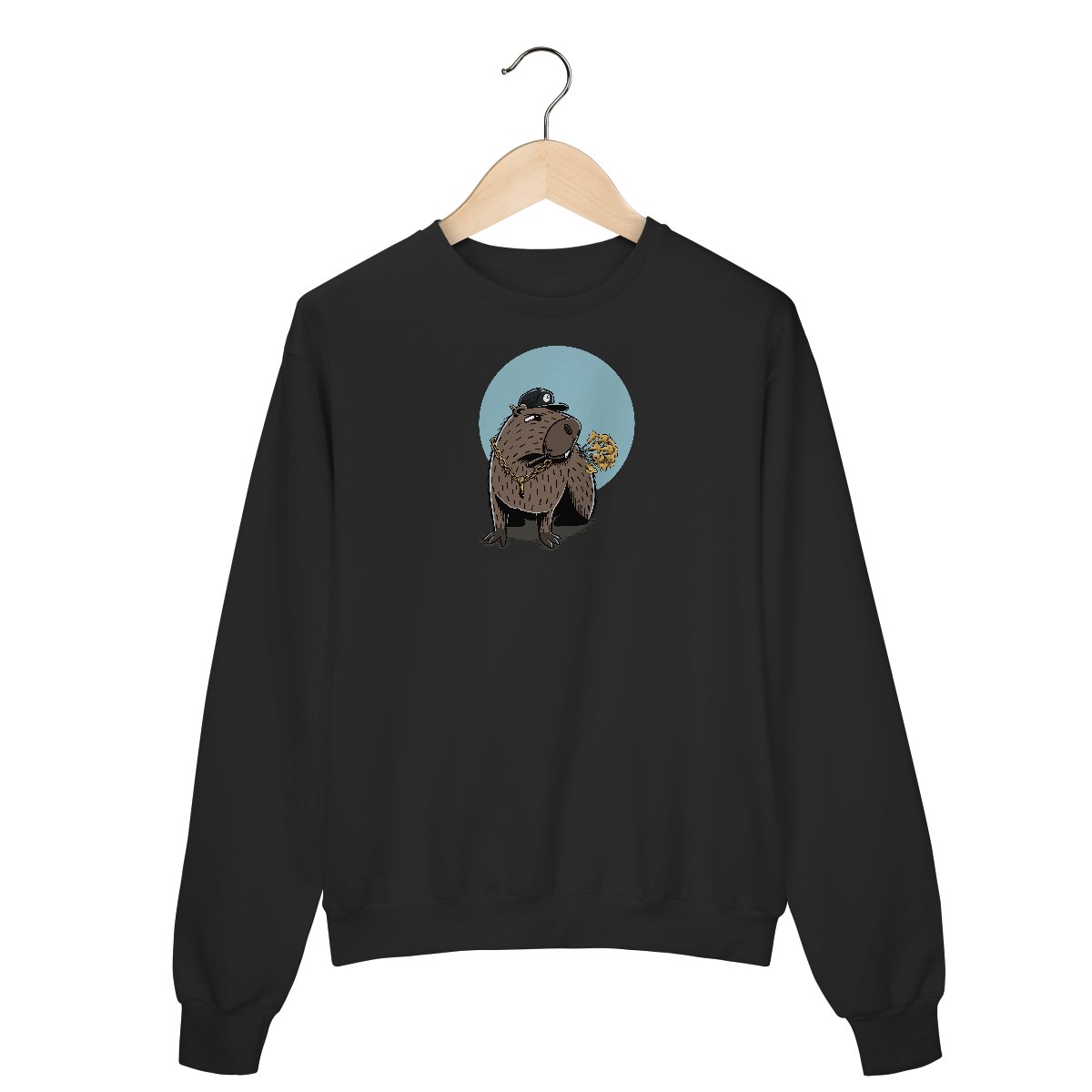 Moletom fechado punchline - capivara