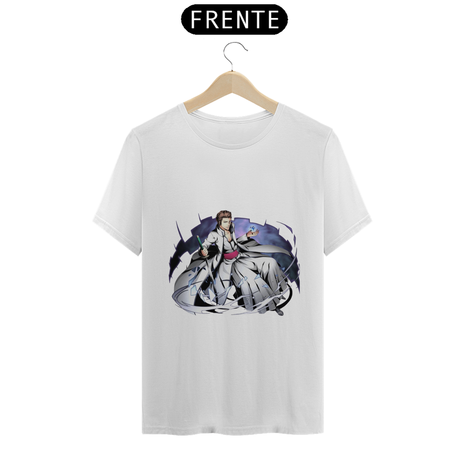 Nome do produto: T-Shirt Aizen Sosuke