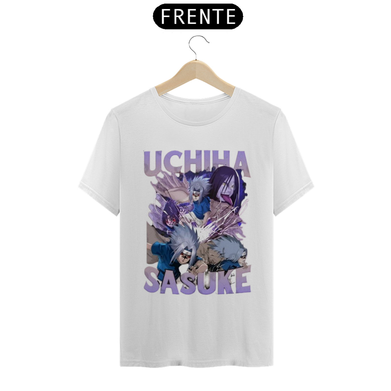 Nome do produto: T-Shirt Uchiha Sasuke
