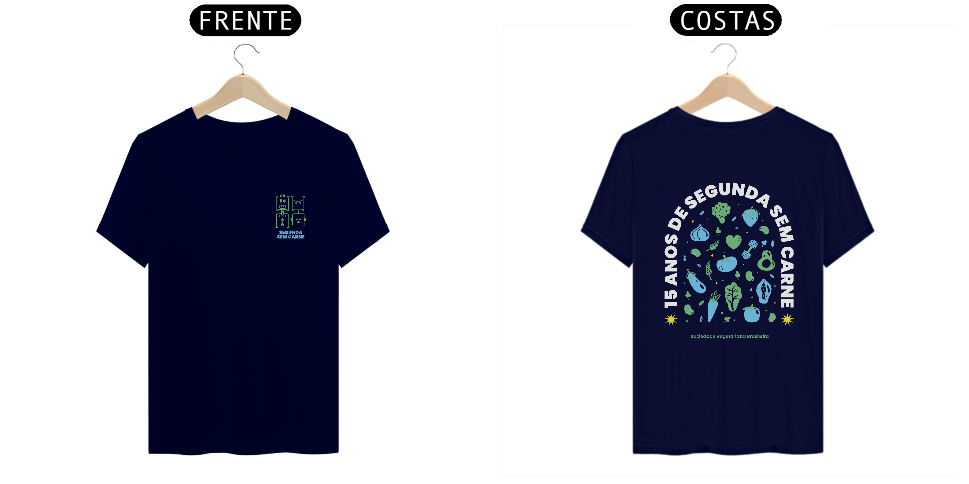 Camiseta 15 anos Segunda Sem Carne - Edição Especial