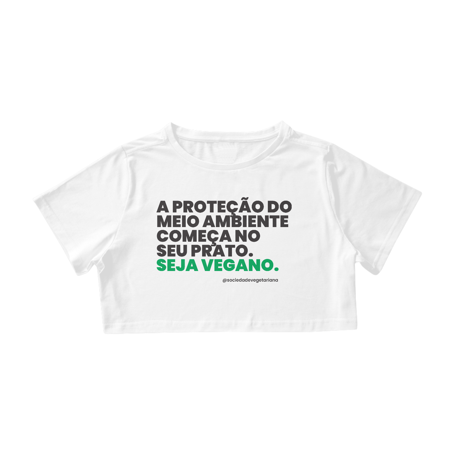 Nome do produto: Cropped Meio Ambiente