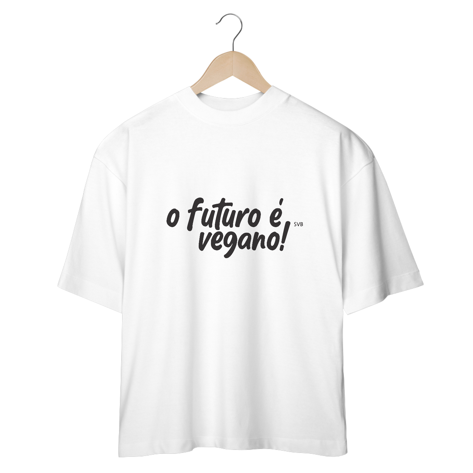 Camiseta Oversized Futuro Vegano