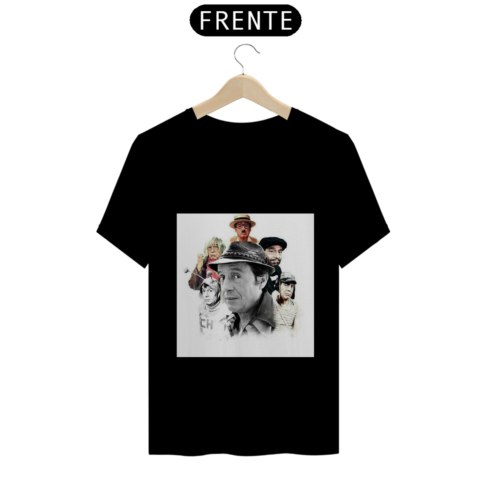 Nome do produto: Camiseta -Chaves Versões 