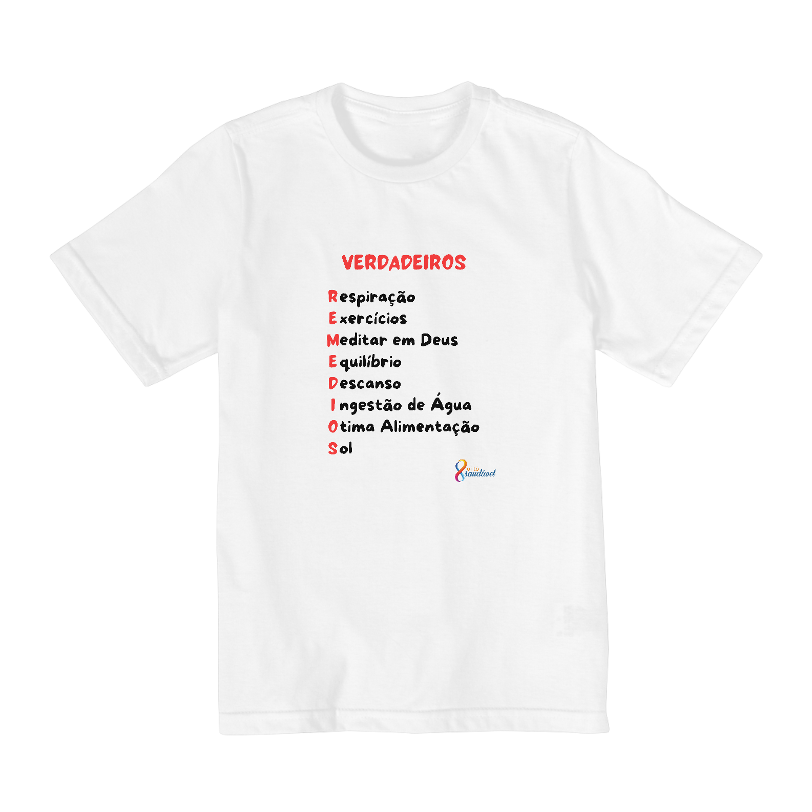 CAMISETA INFANTIL TAMANHOS 10 A 14 VERDADEIROS REMÉDIOS