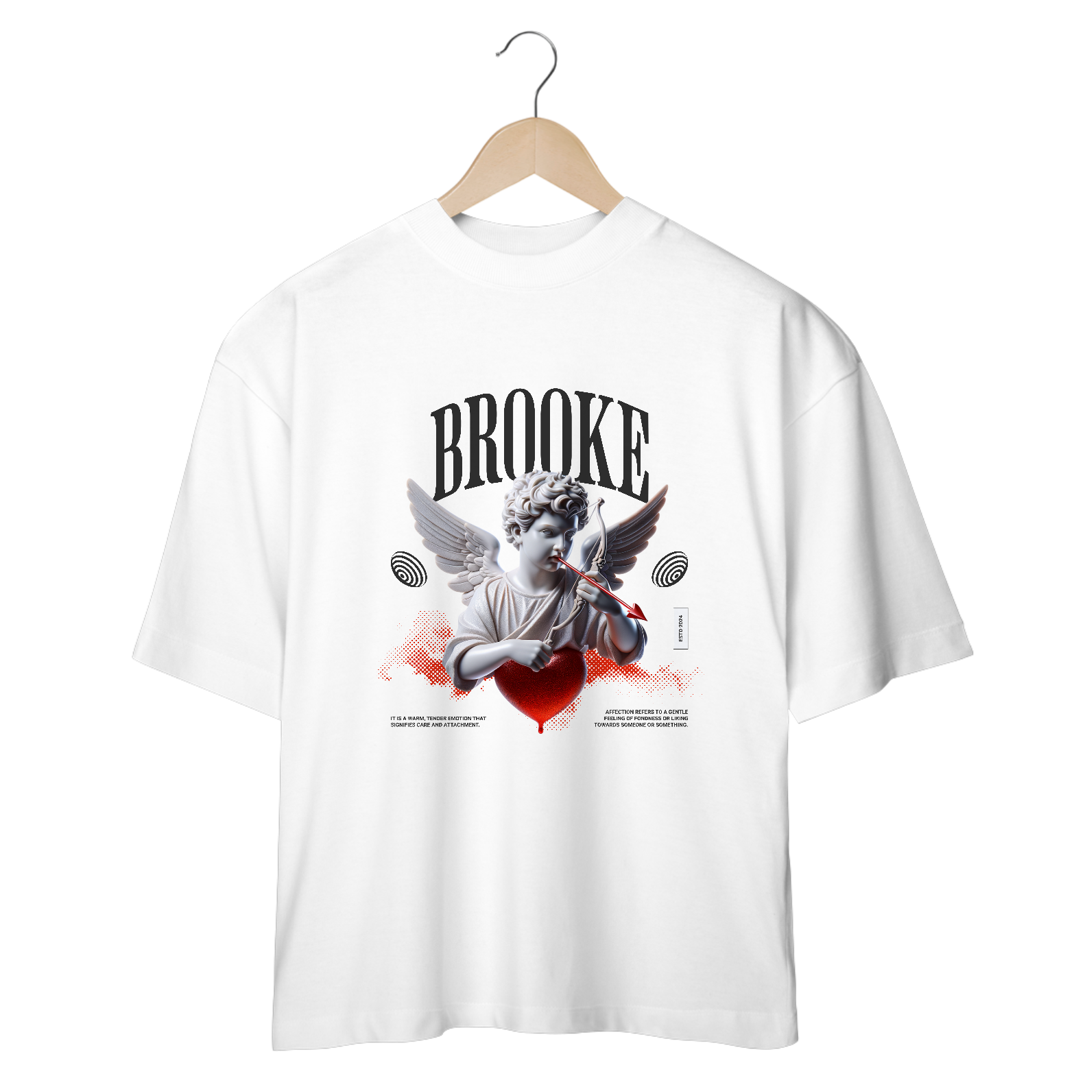 Nome do produto: Camiseta Brooke Oversized Cupid Affection