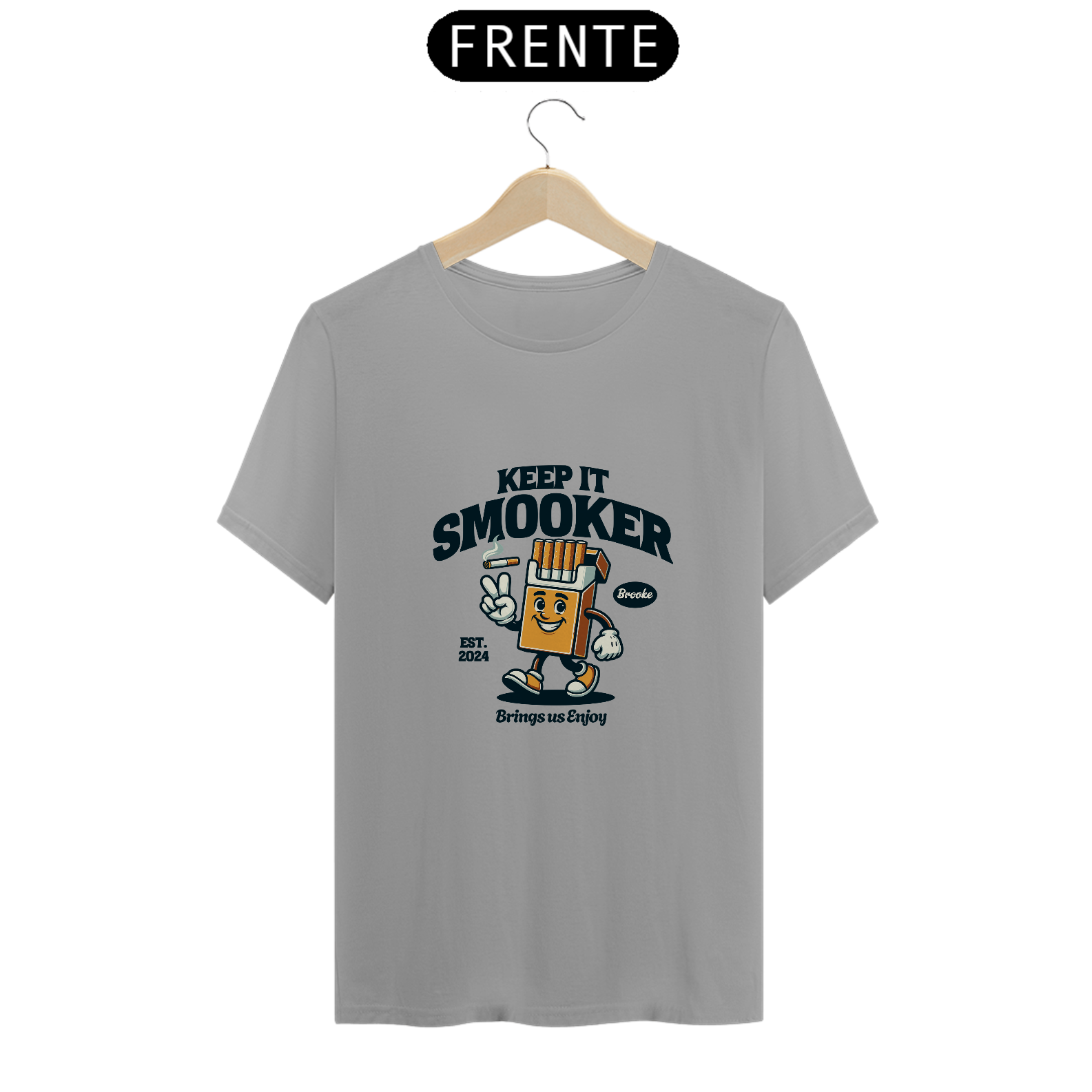 Nome do produto: Camiseta Tradicional Brooke Old Times Collection