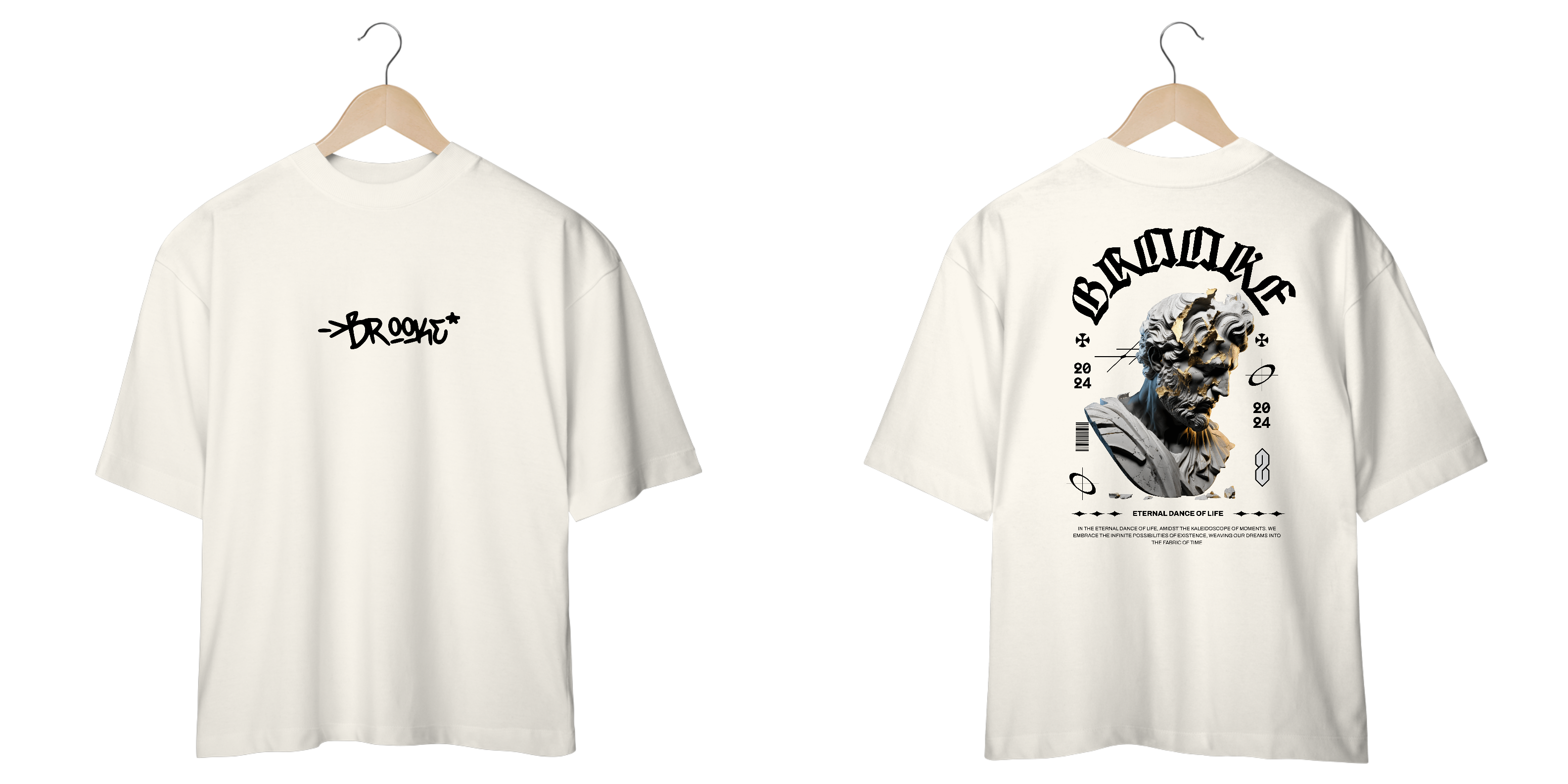 Nome do produto: Camiseta Oversized Prime Brooke Sculptural Collection