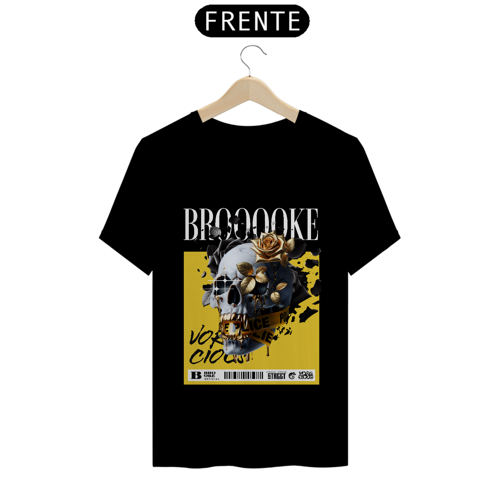 Nome do produto: Camiseta Prime Brooke Skull Collection Masculina
