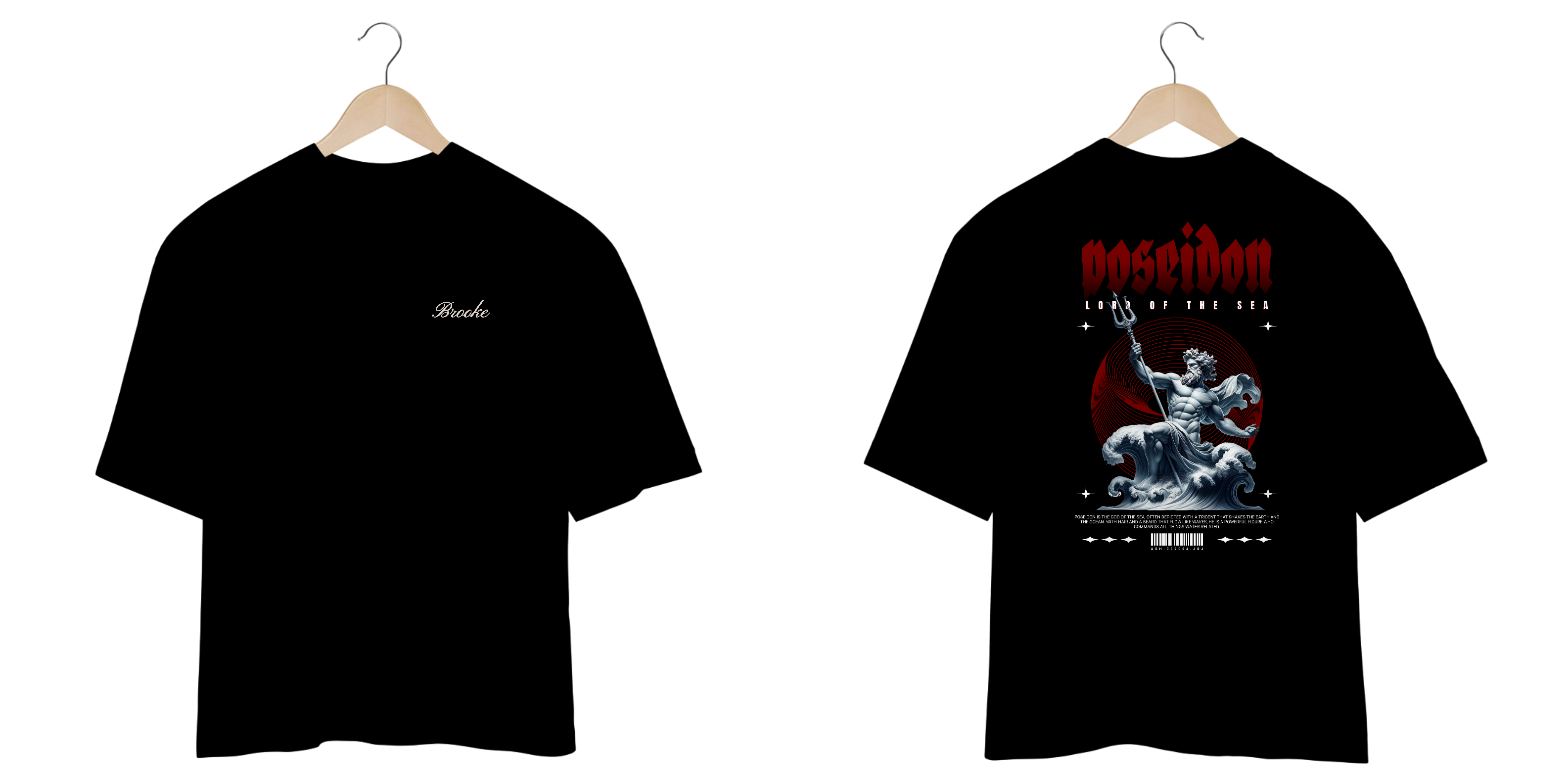 Nome do produto: Camiseta Oversized Brooke Gods Collection Poseidon