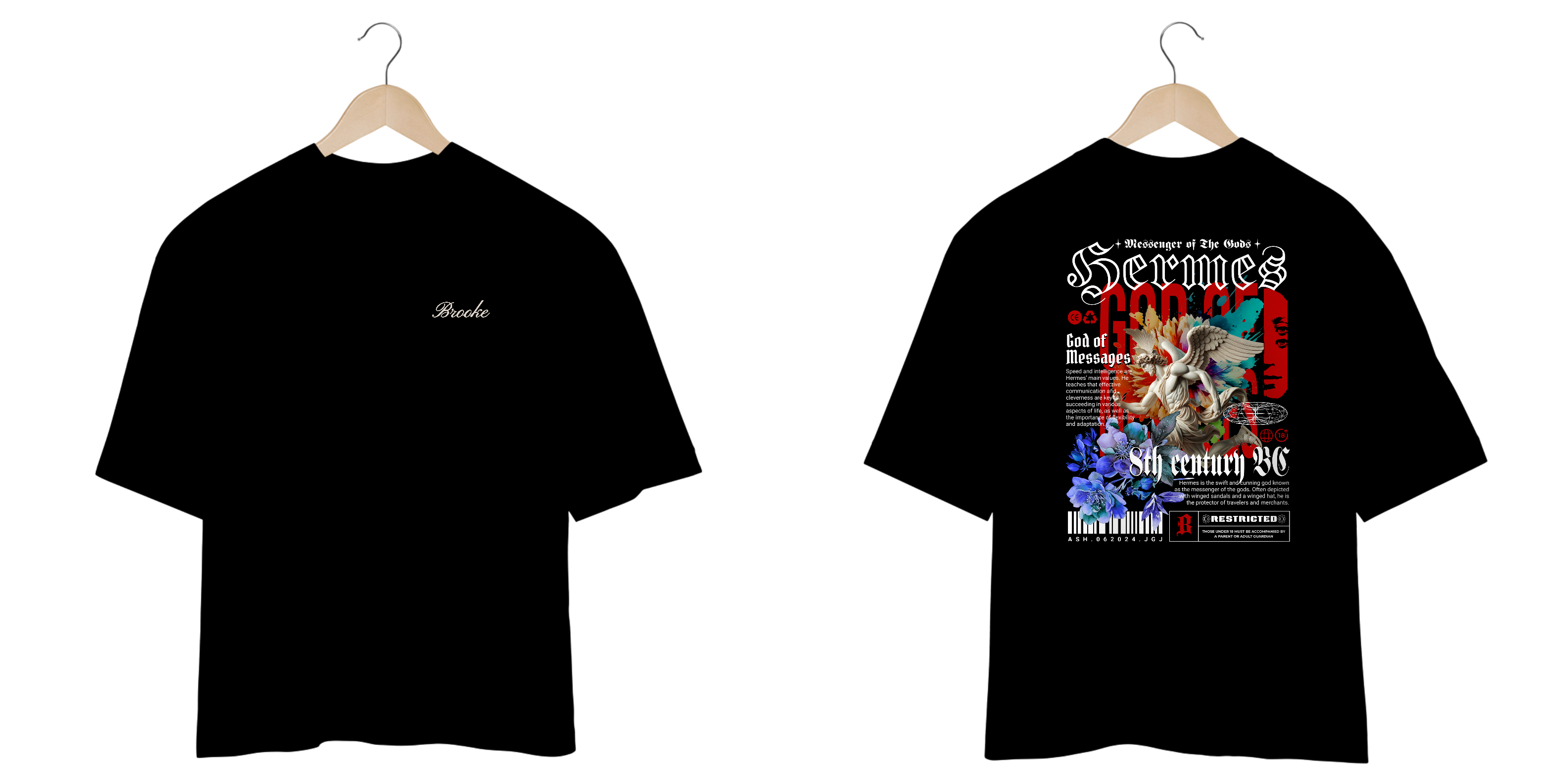 Nome do produto: Camiseta Oversized Brooke Gods Collection Hermes