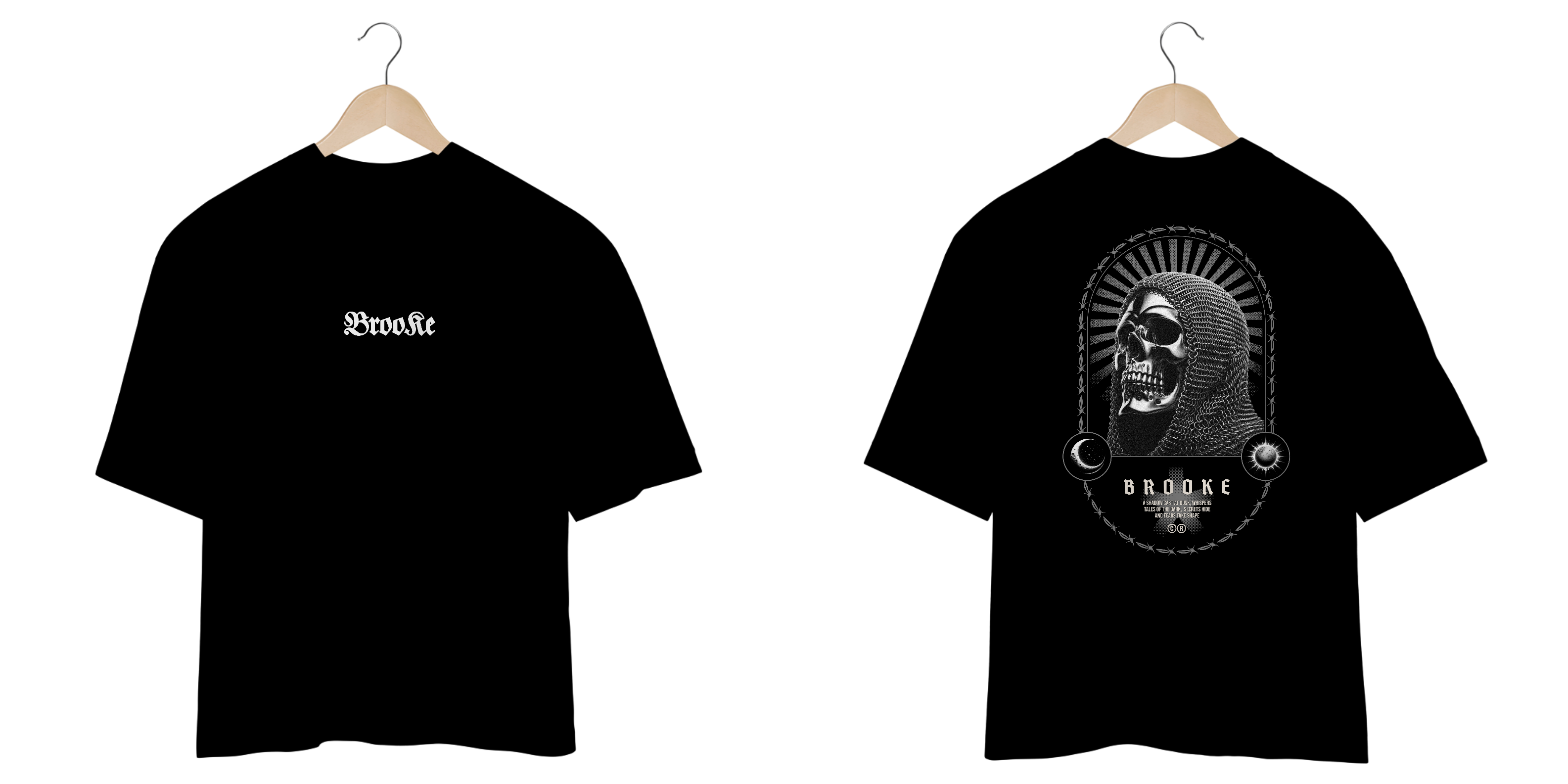 Nome do produto: Camiseta Oversized Prime Brooke Skull