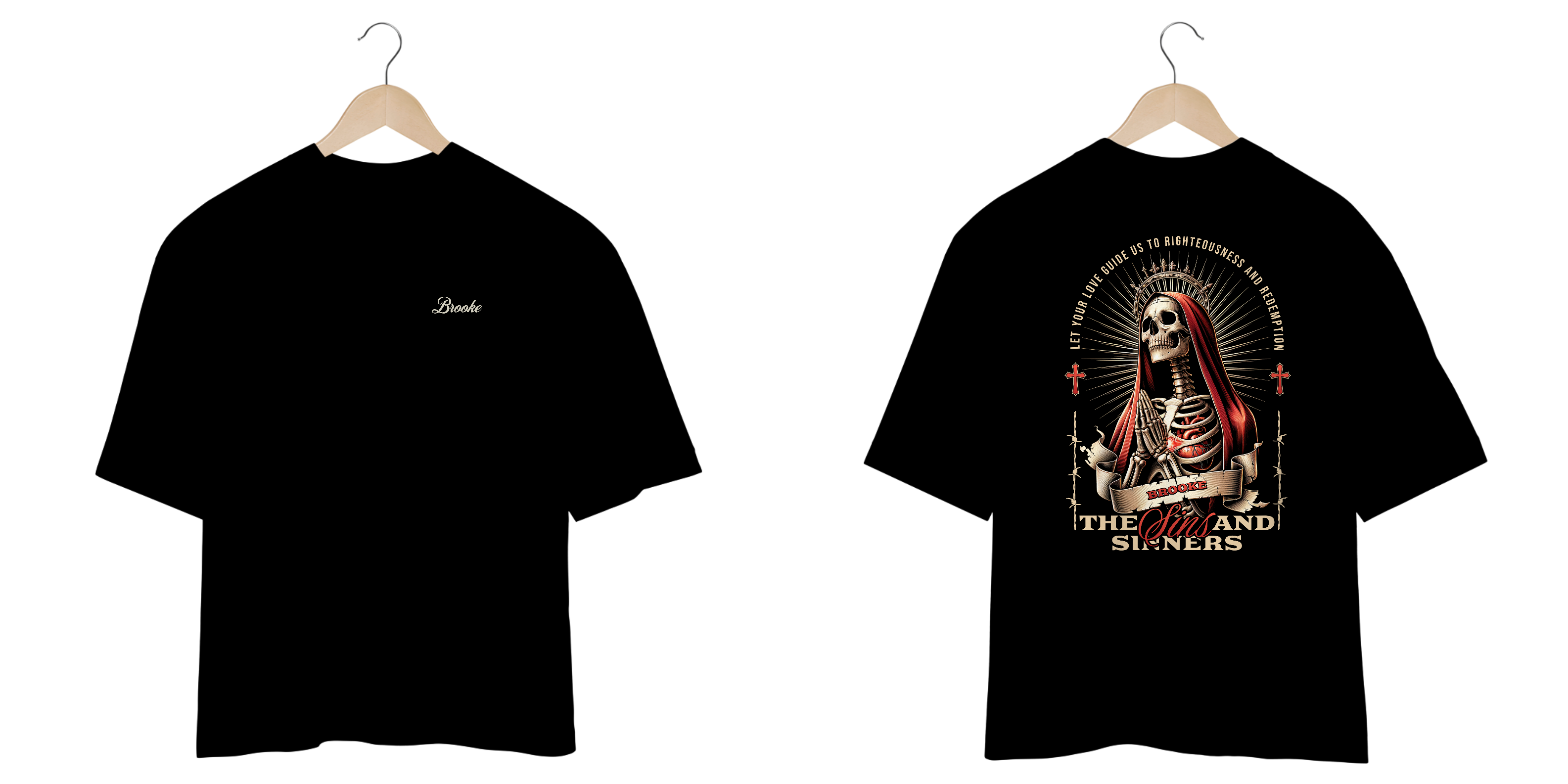 Nome do produto: Camiseta Oversized Prime Brooke Skull