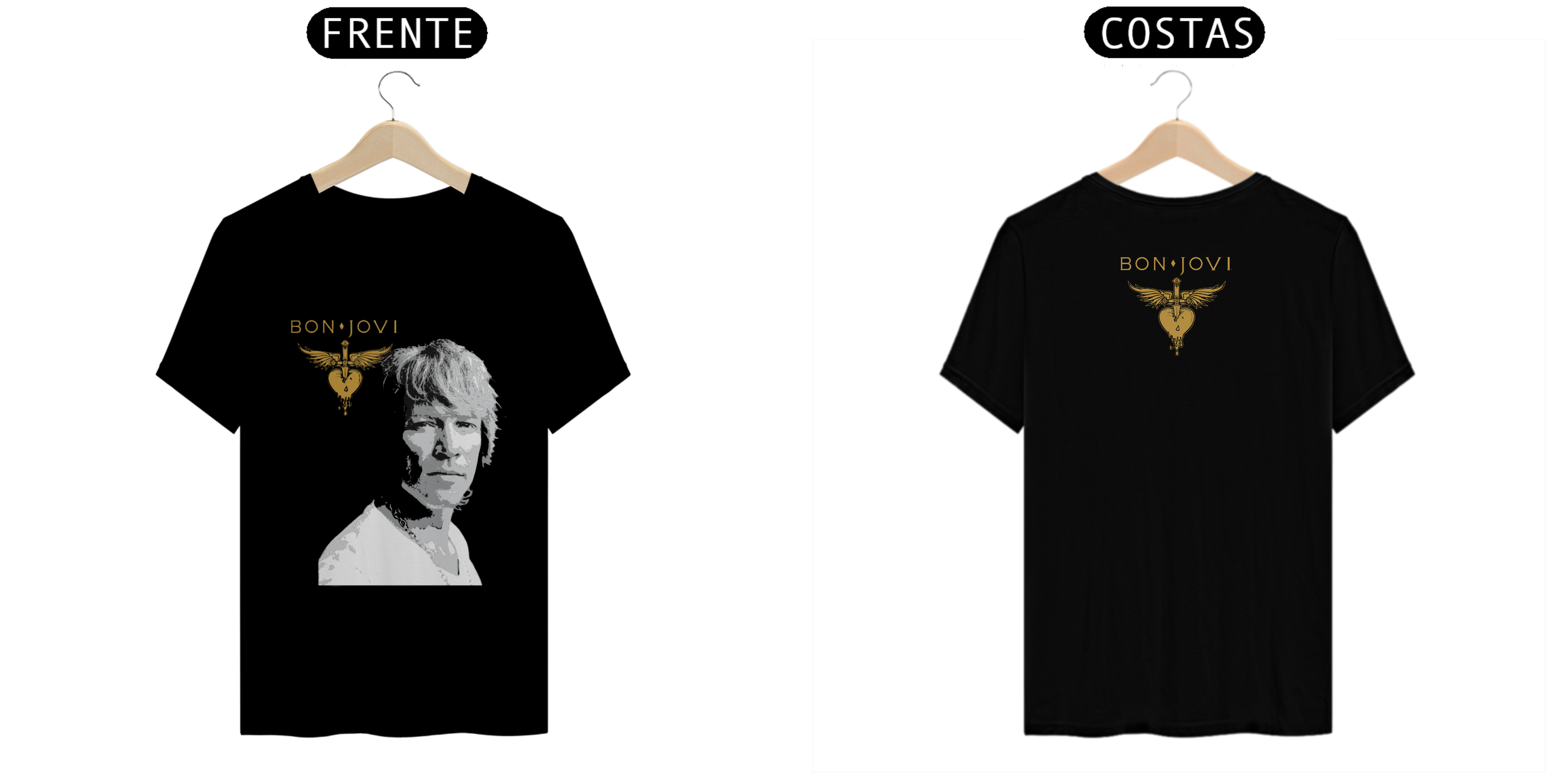 Nome do produto: CAMISA: BON JOVI