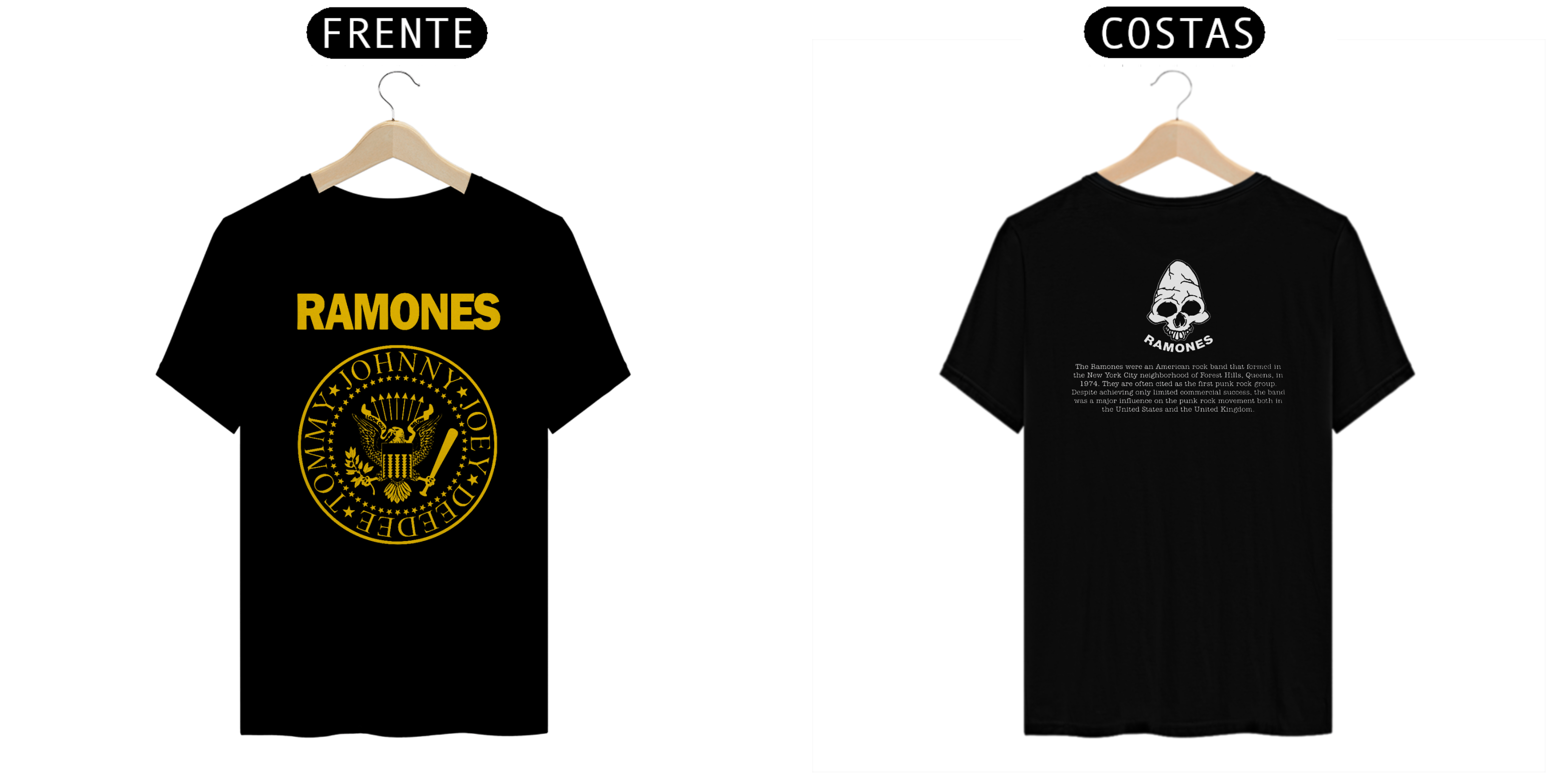 Nome do produto: CAMISA: RAMONES