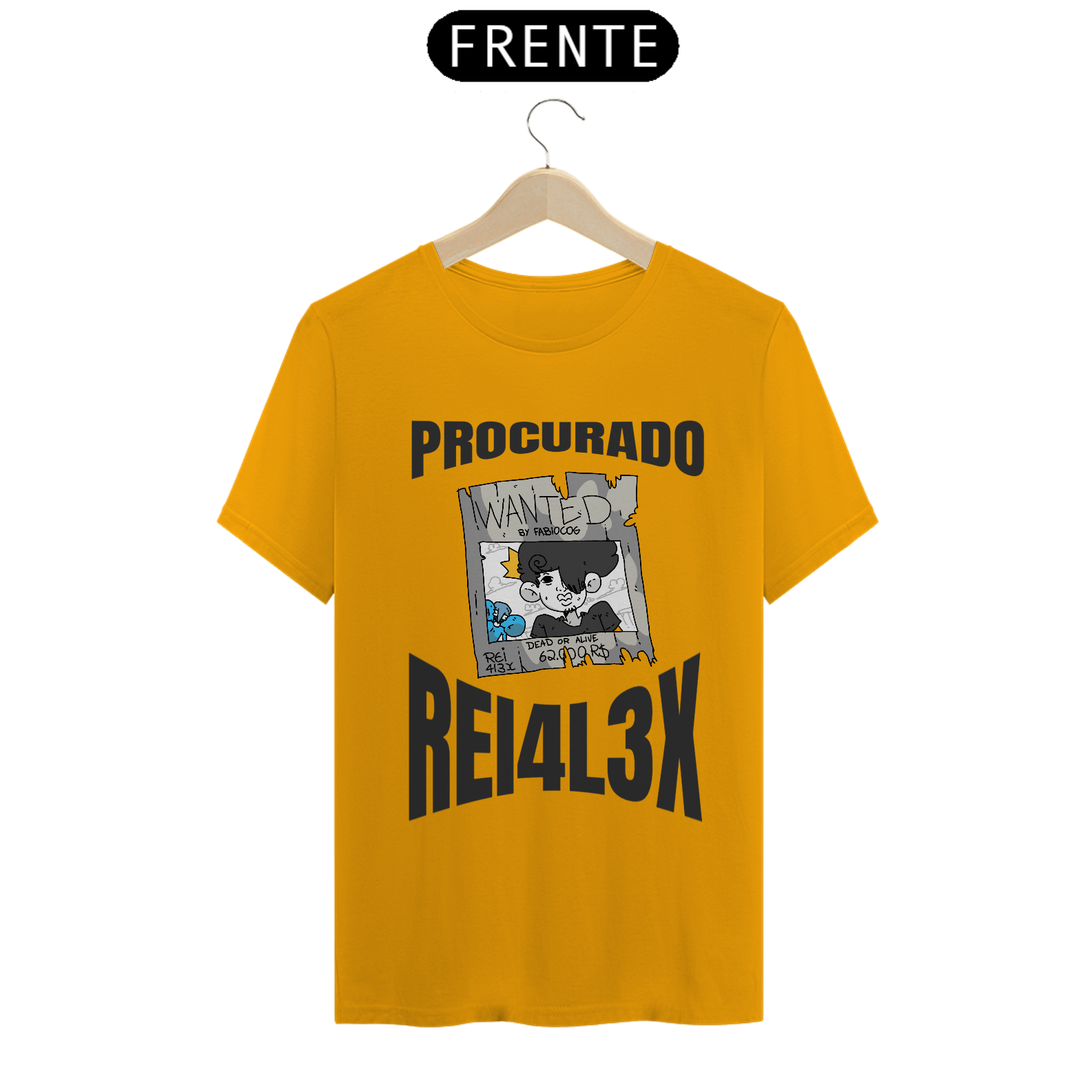 Nome do produto: Camisa Unissex - Wanted - versão 2