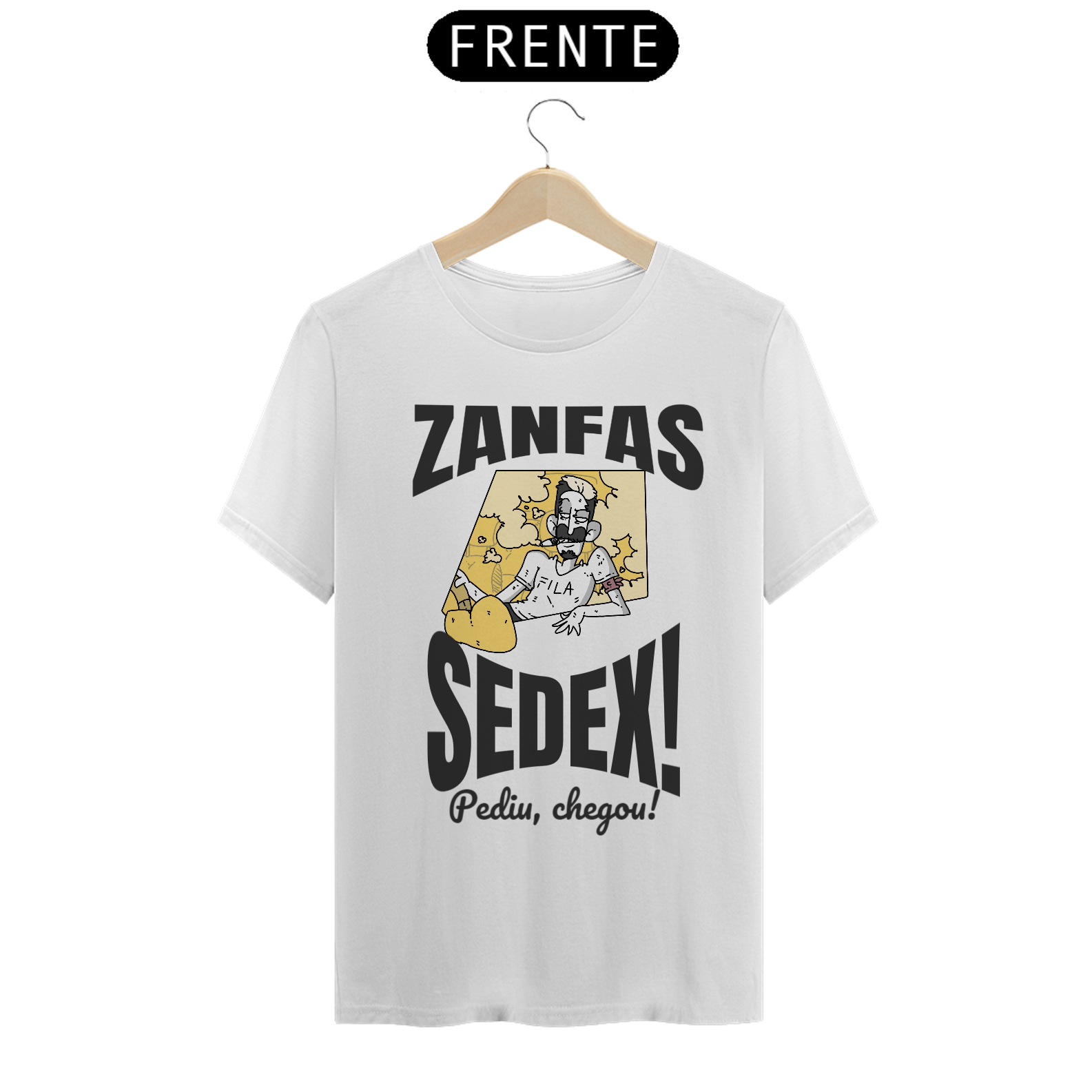Nome do produto: Camisa Unissex - Zanfas Sedex