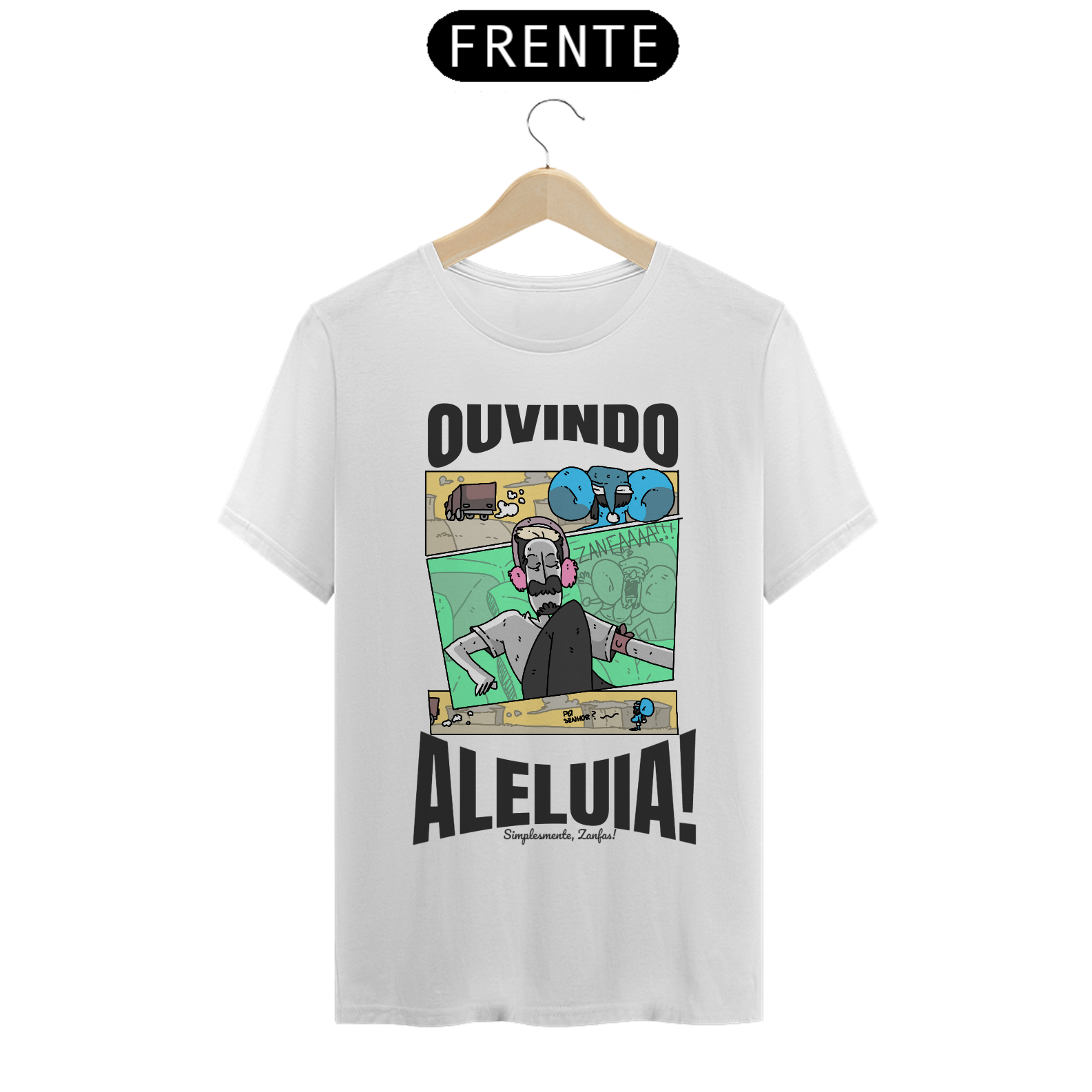 Nome do produto: Camisa Unissex - Aleluia - Versão 2