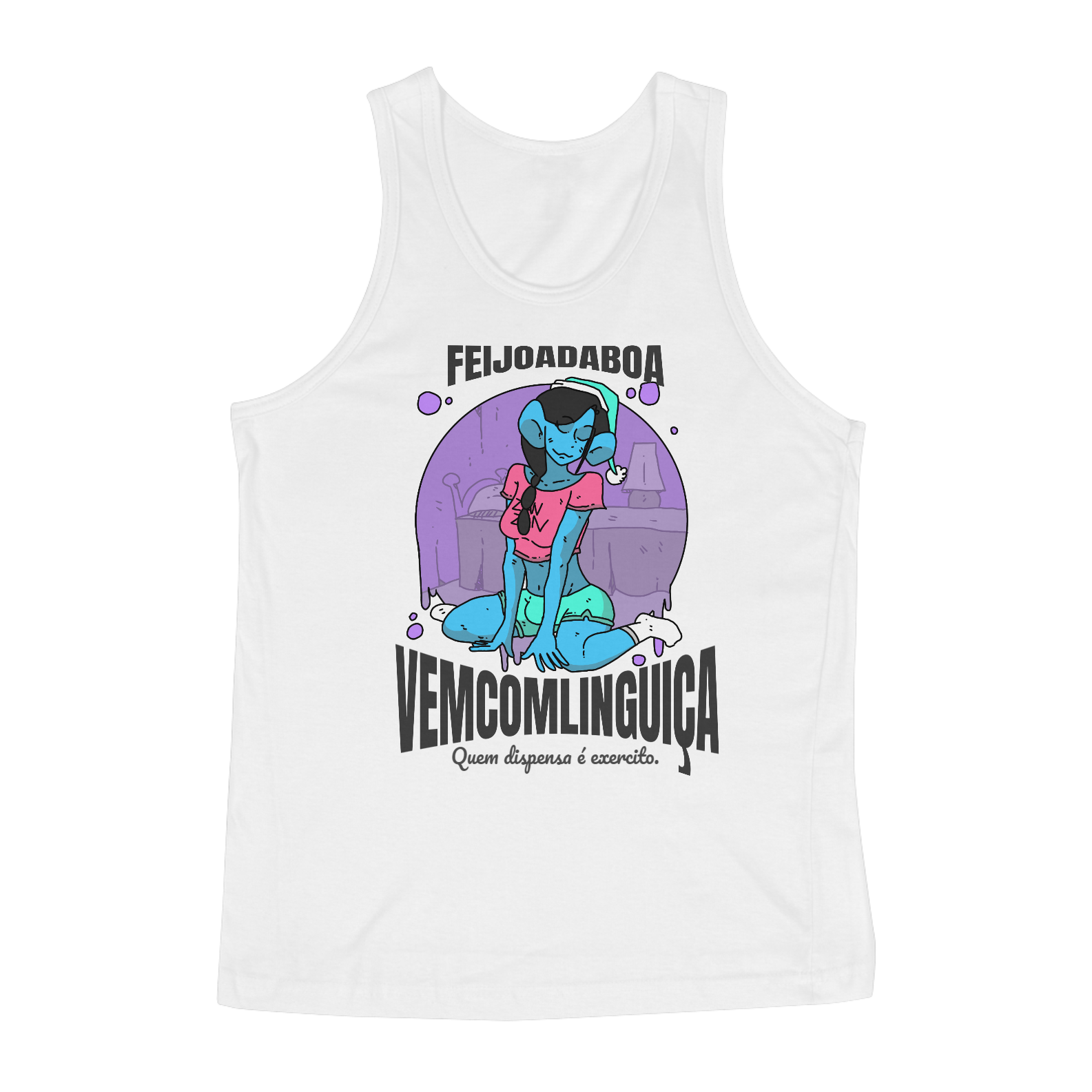 Nome do produto: Regata masculina - Azul fêmea - versão 2