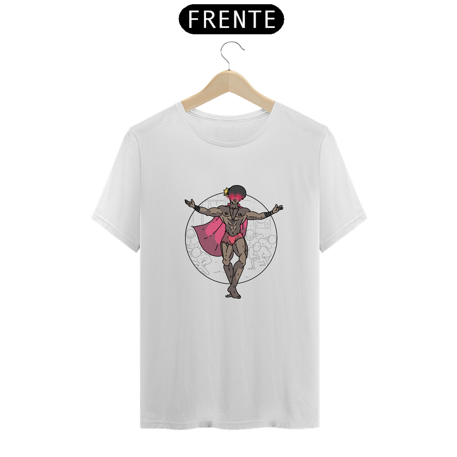 Nome do produto: Camisa Unissex - Eu treino pernas!