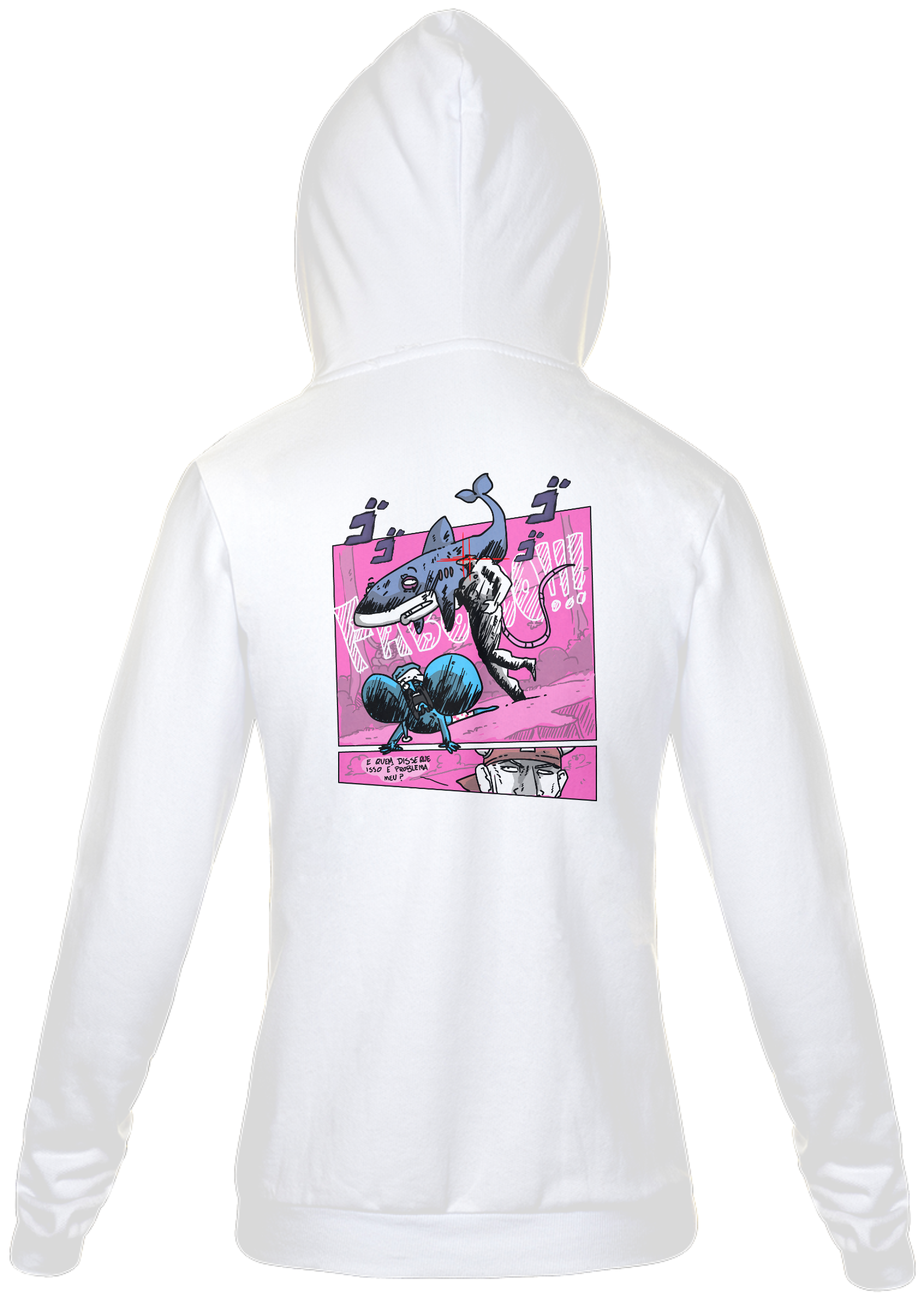 Nome do produto: Moletom com zíper - O cassaco Fabo!