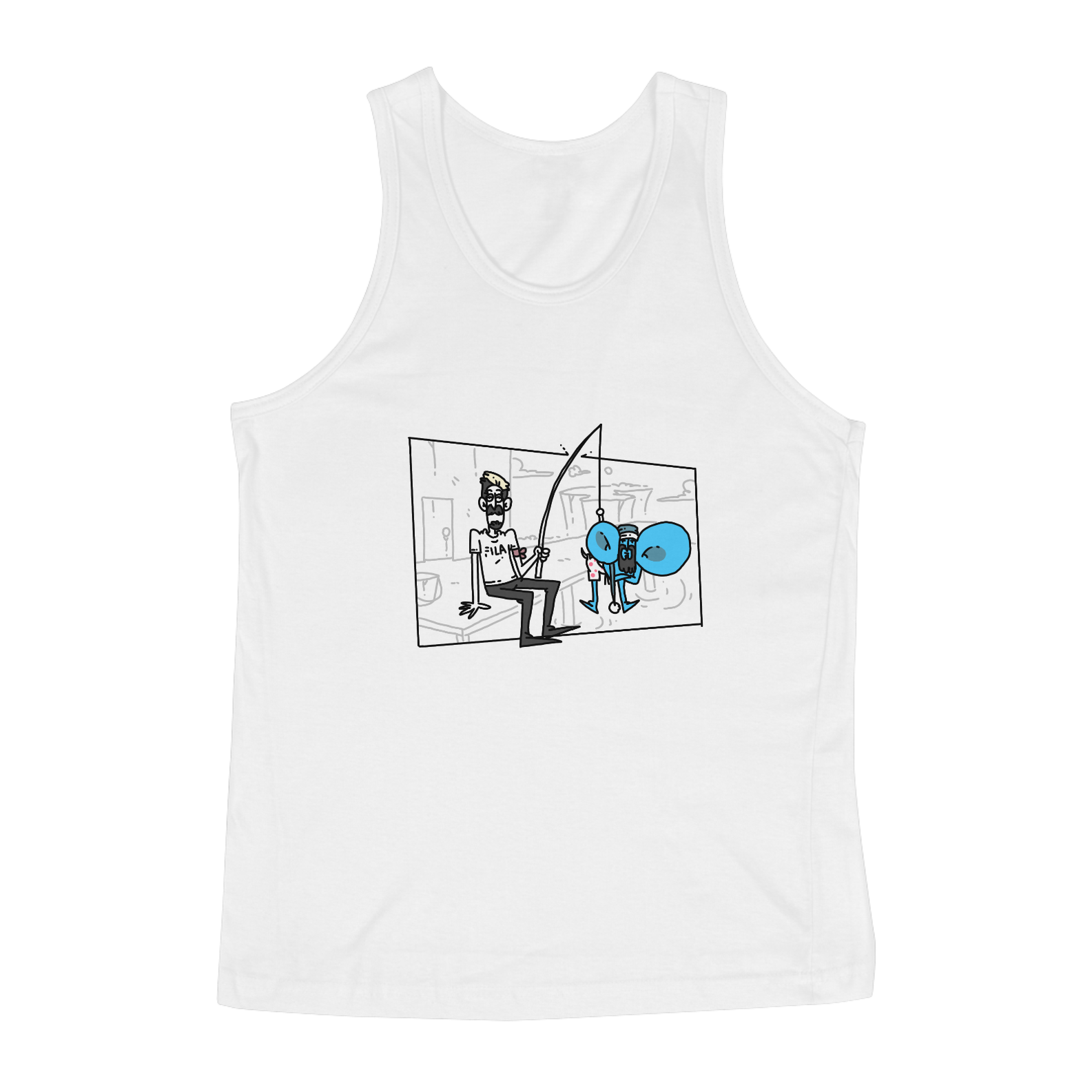 Nome do produto: Regata masculina - Isca