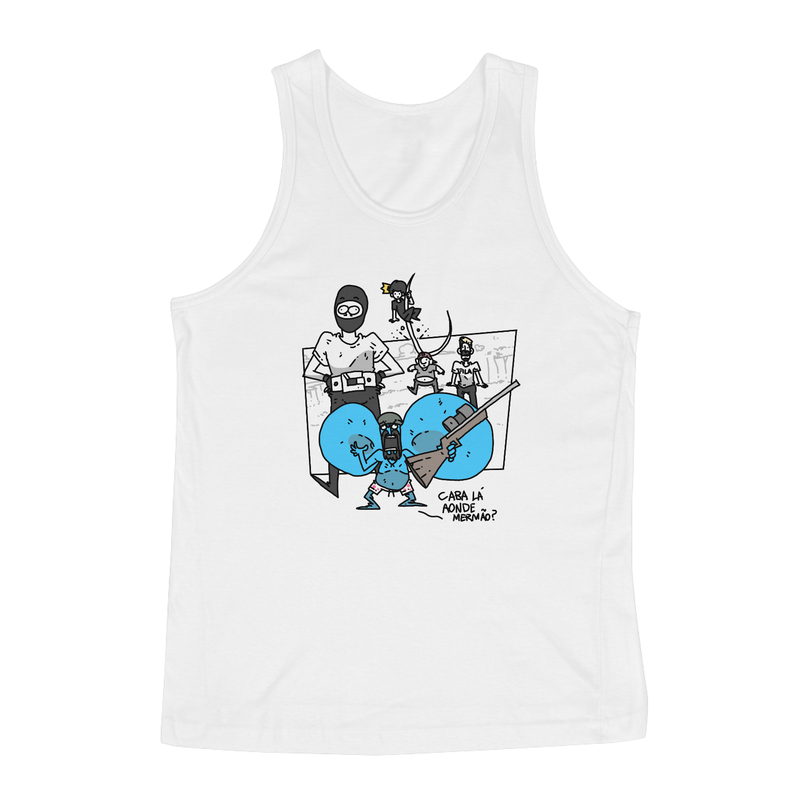 Nome do produto: Regata masculina - O caba lá