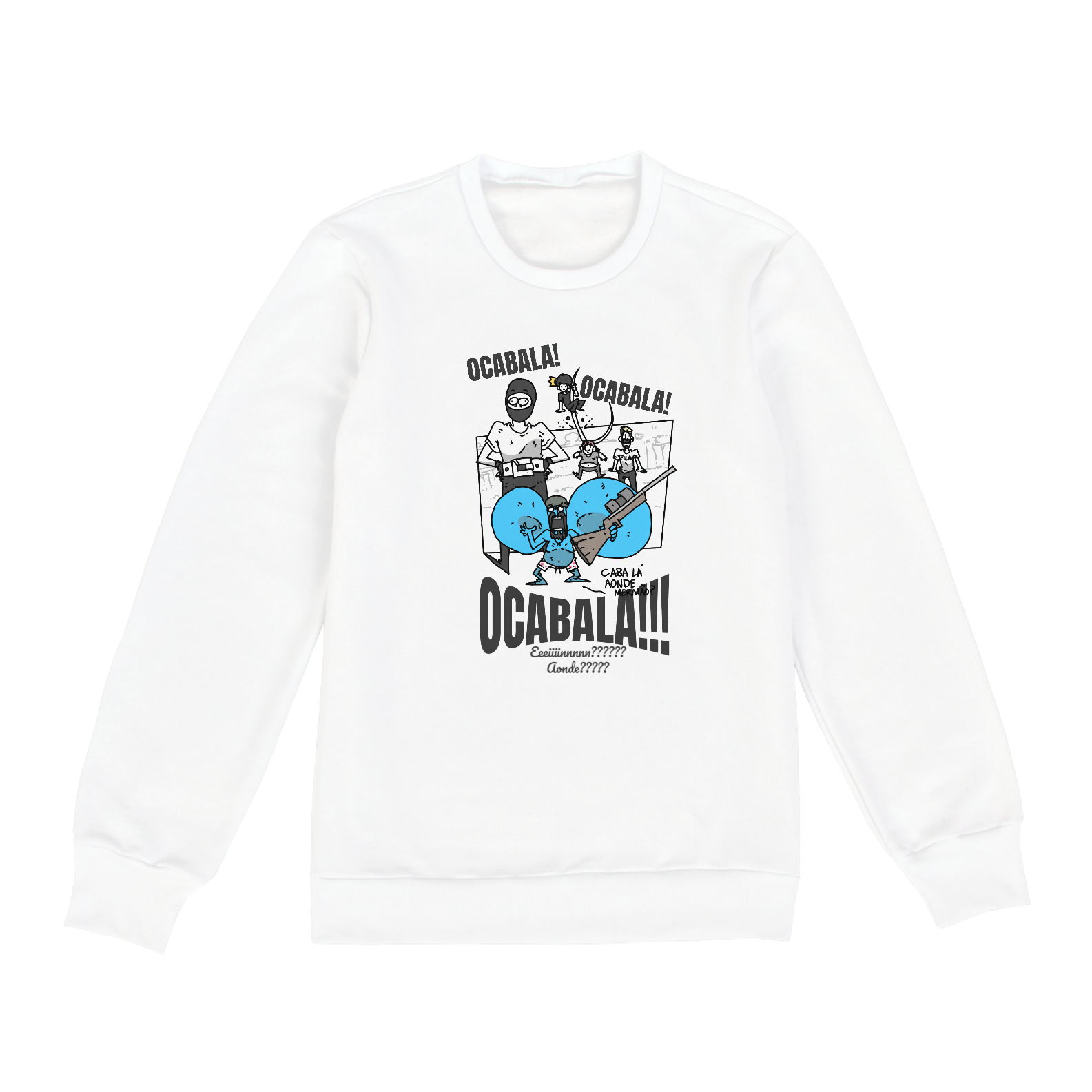 Nome do produto: Moletom - O caba lá - versão 2