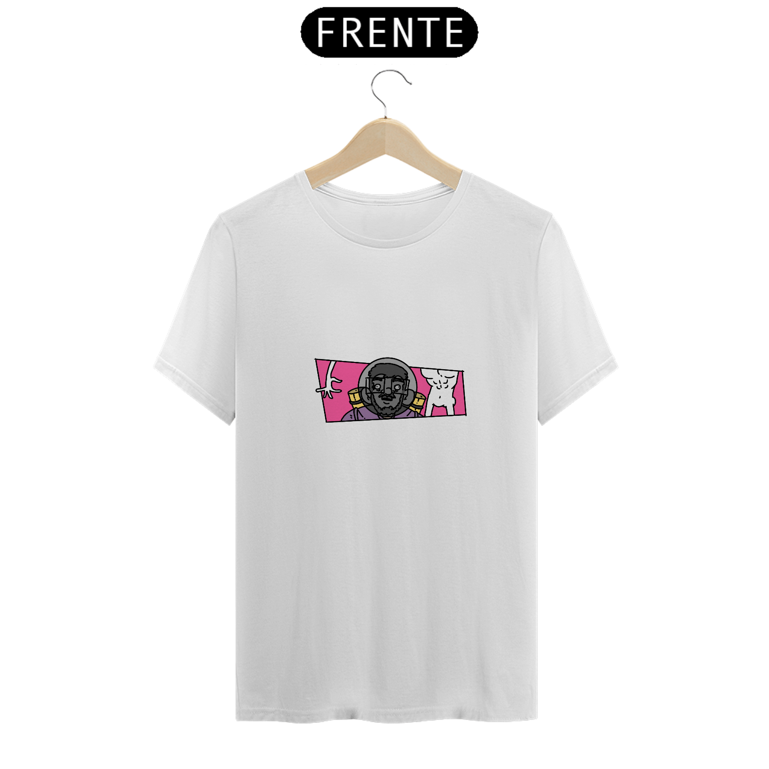 Nome do produto: Camisa Unissex -  Moreno Branco