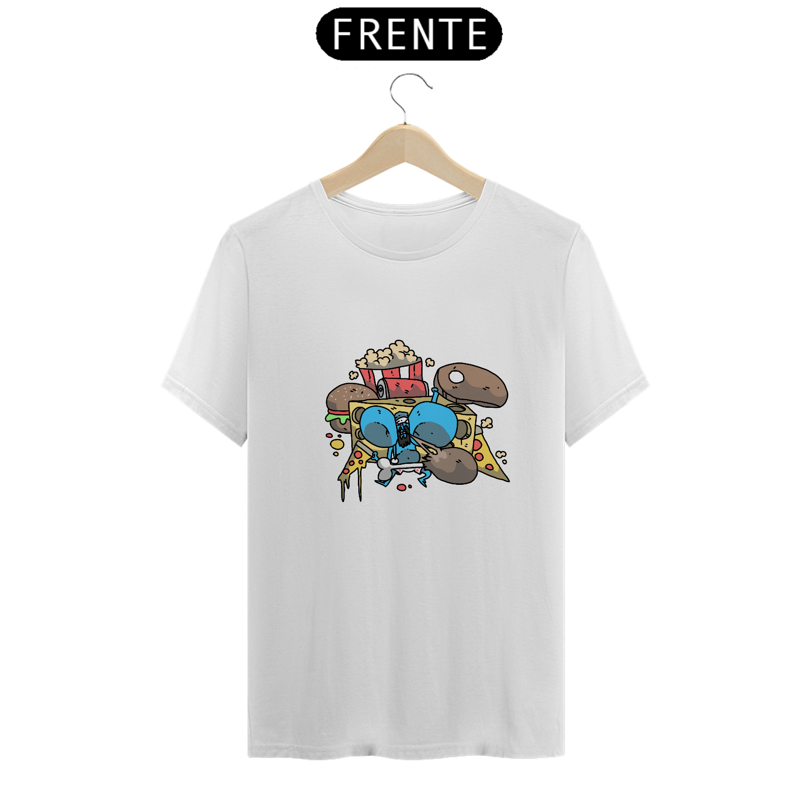 Nome do produto: Camisa Unissex - Tem que merendar