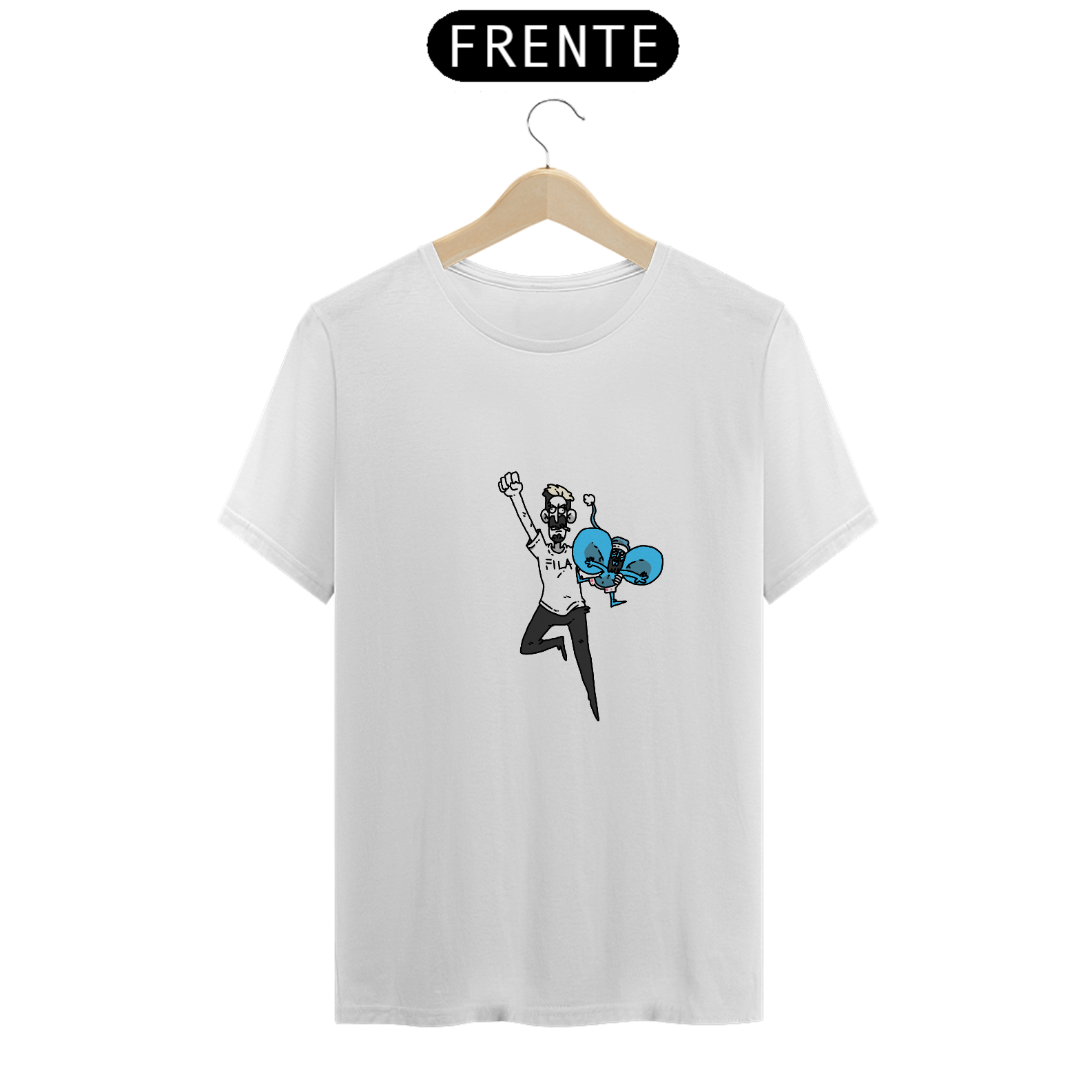 Nome do produto: Camisa Unissex - Meu herói - versão 4