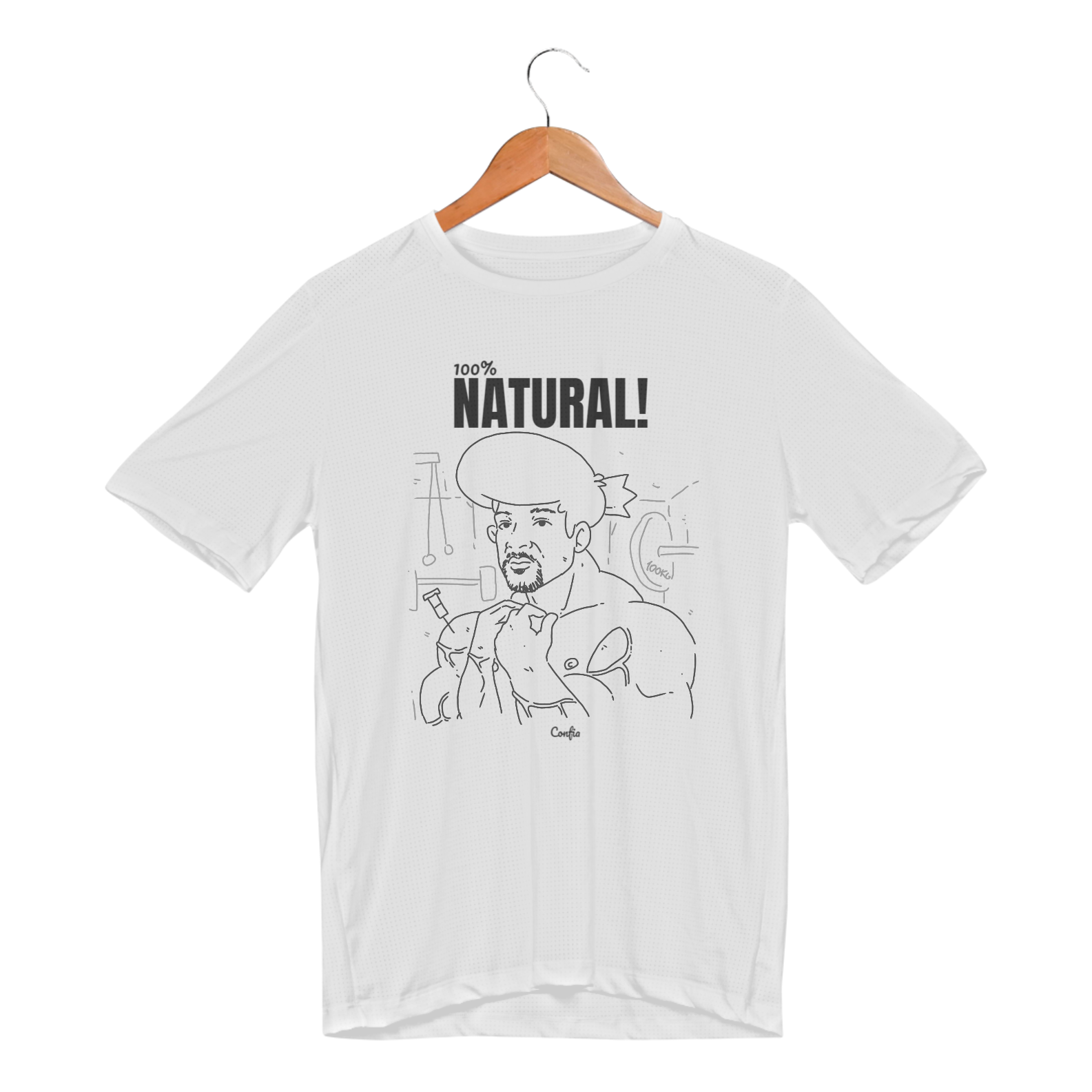 Nome do produto: Camisa Unissex - Sport Dry UV - Natural poh