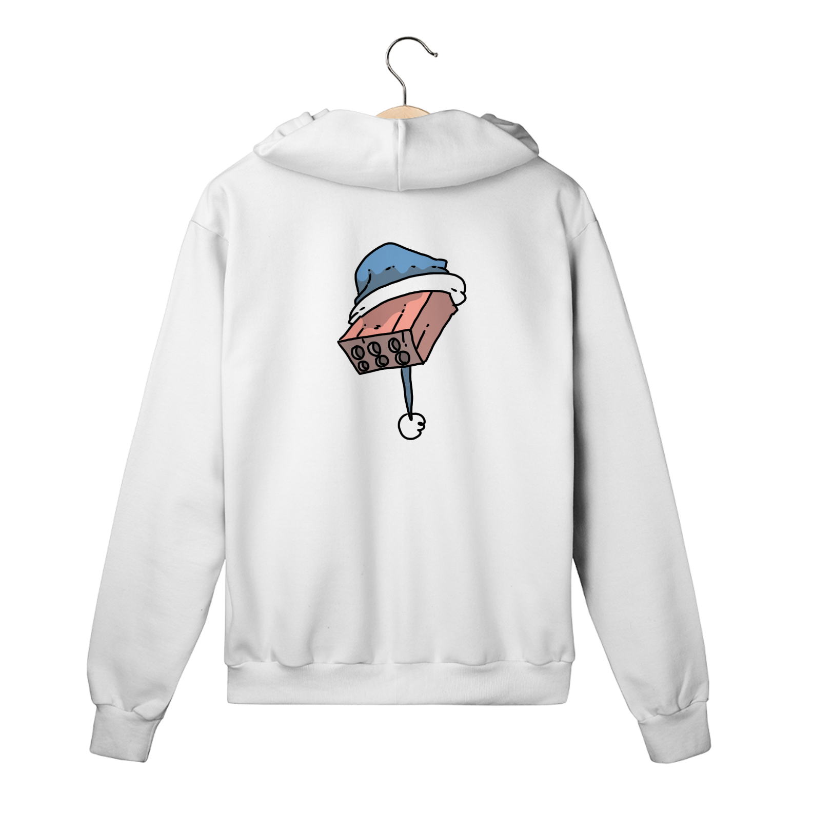 Nome do produto: Moletom com Zíper - Tijolo