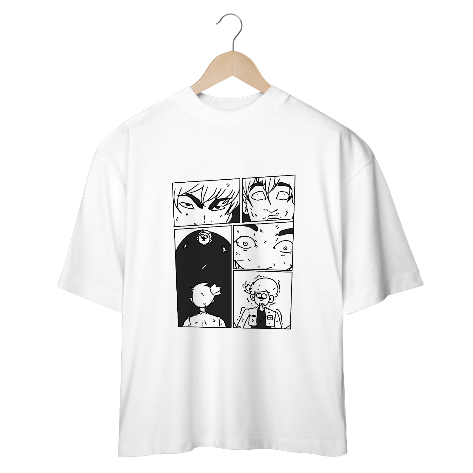 Nome do produto: Camiseta Oversized Unissex - Jonny no Kyojin