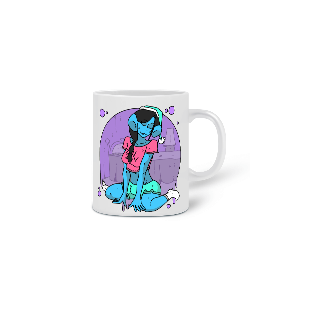 Nome do produto: Caneca - Azul fêmea
