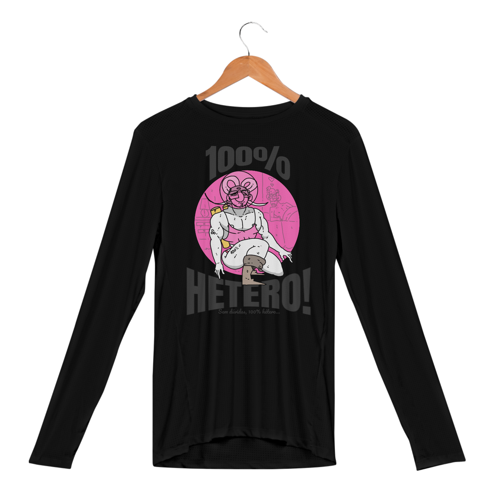 Nome do produto: Camisa manga longa - 100% hétero